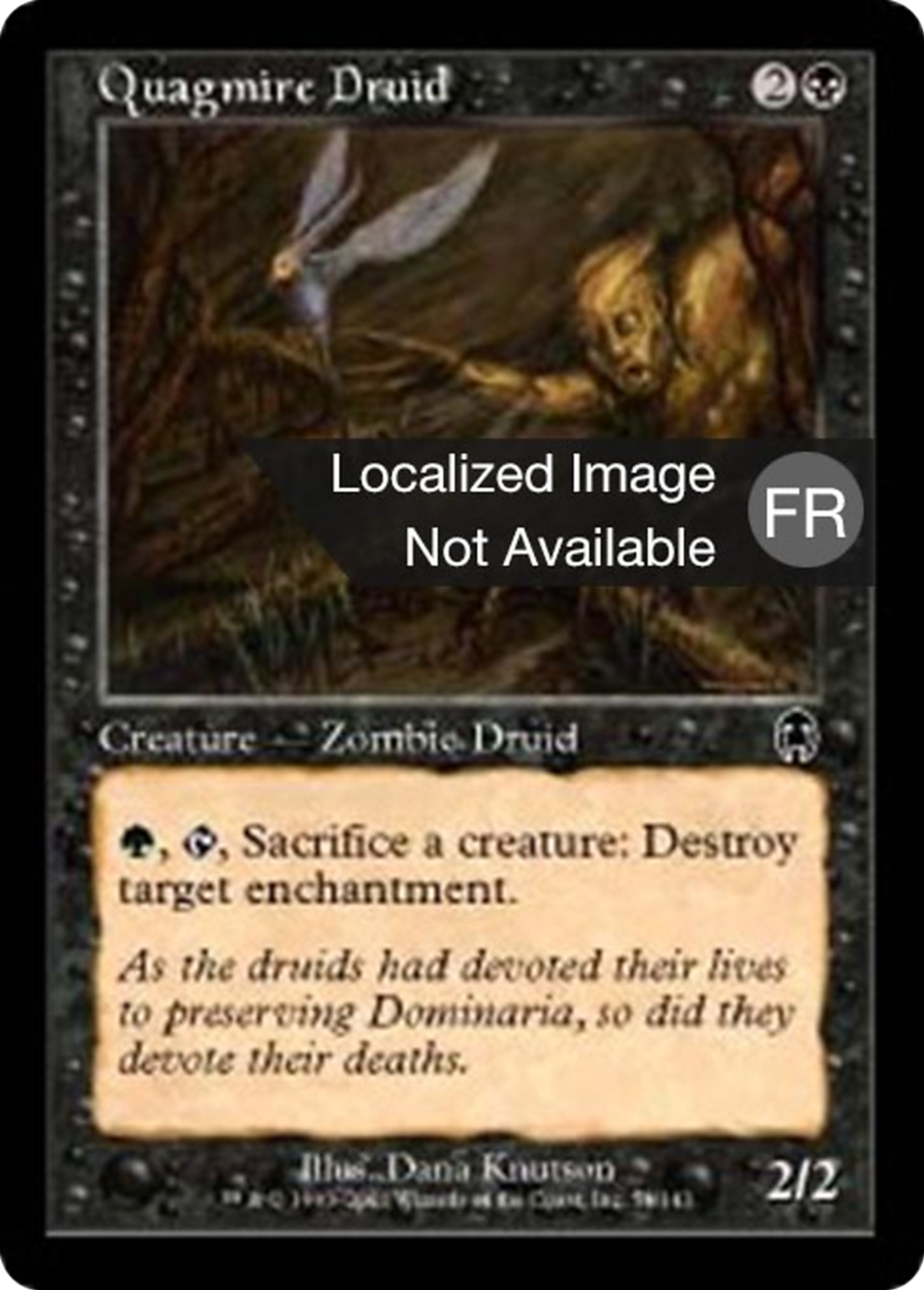 Druide des bourbiers — Apocalypse — Magic: The Gathering