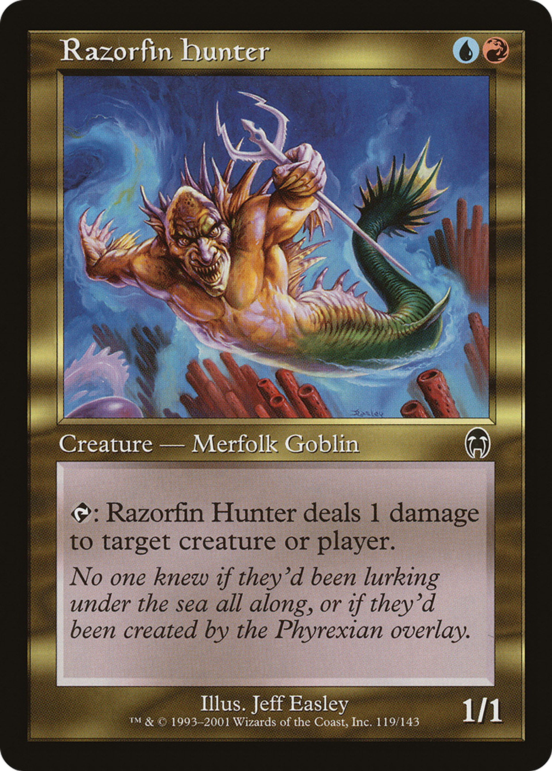 Chasseur aux nageoires-rasoir — Apocalypse — Magic: The Gathering