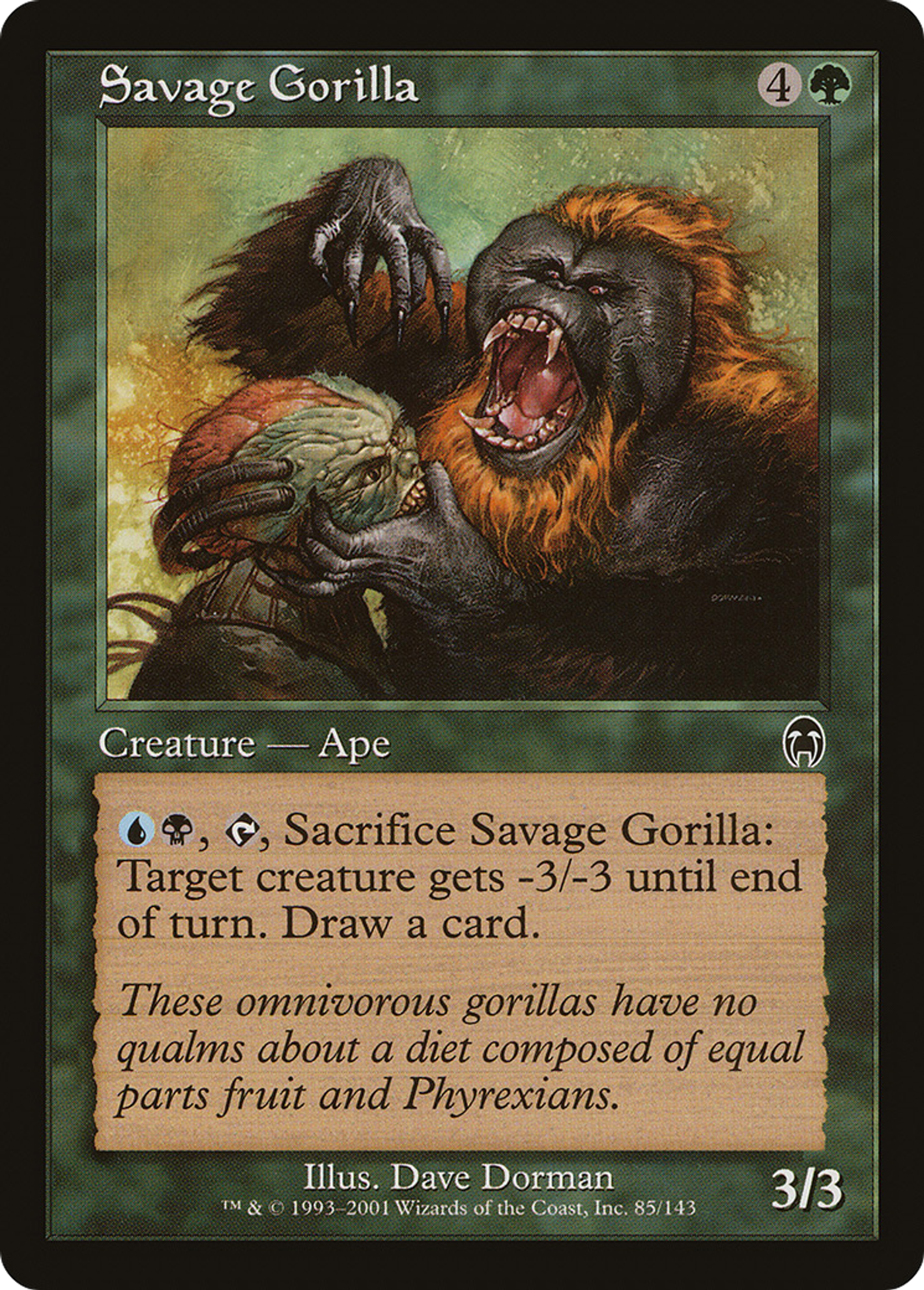 Gorille sauvage — Apocalypse — Magic: The Gathering