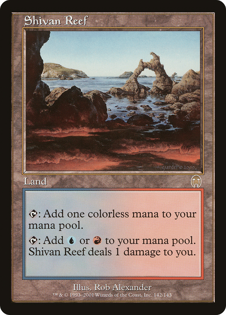 Shivan Reef — Apocalypse — Magic: The Gathering