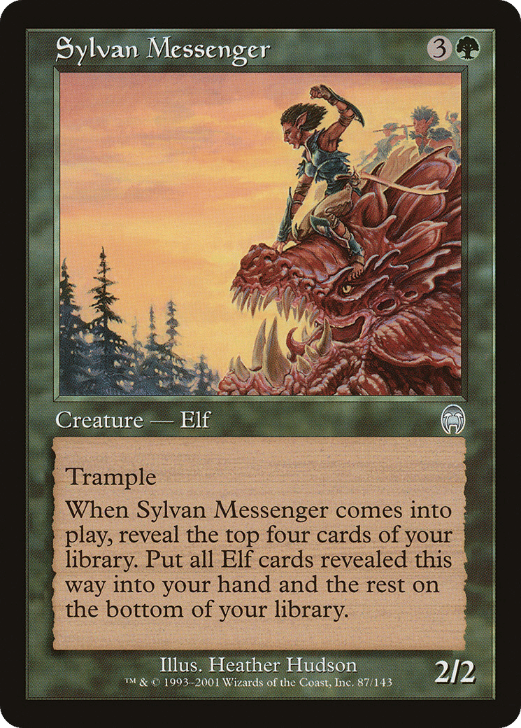 Sylvan Messenger — Apocalypse — Magic: The Gathering