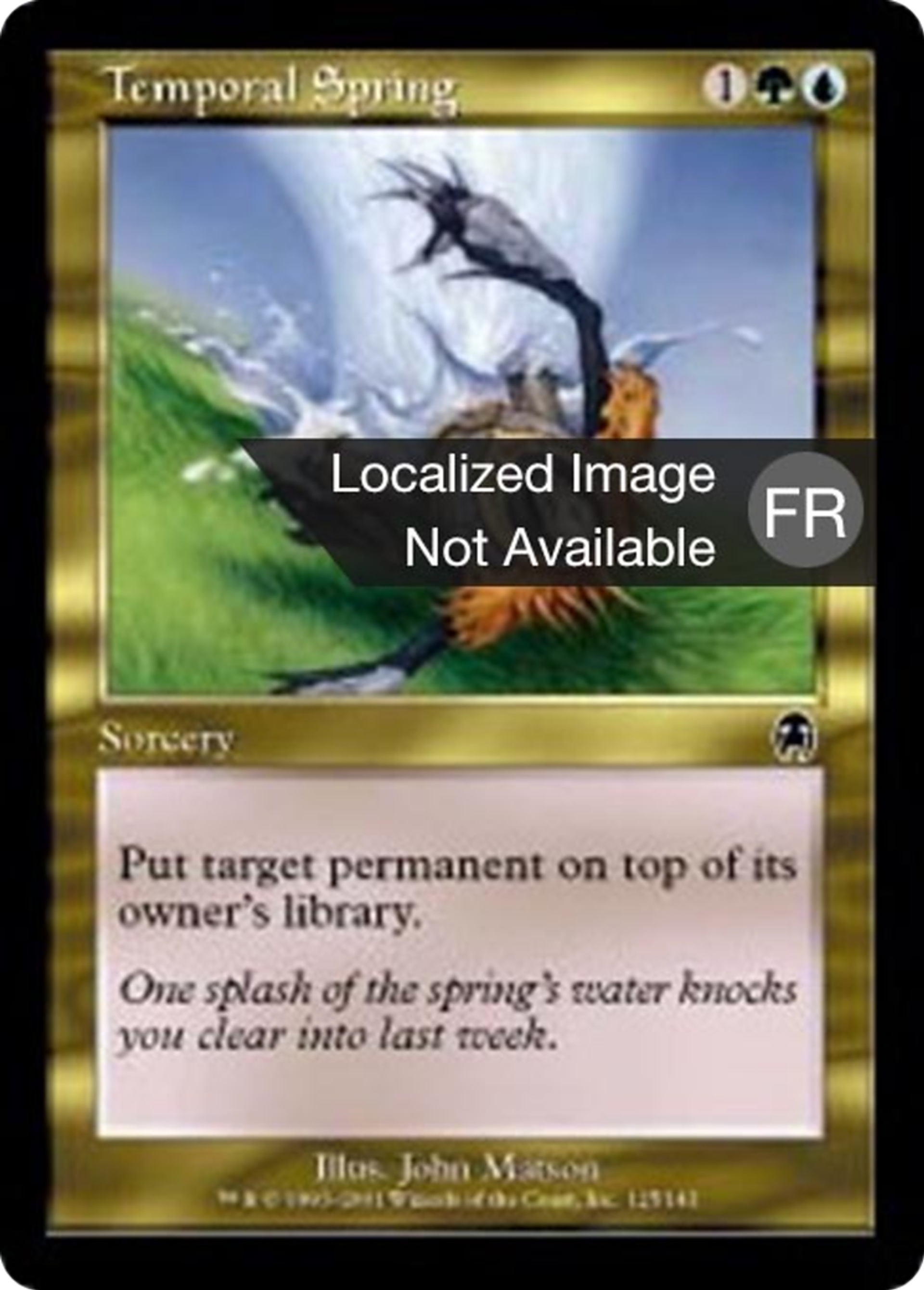 Source temporelle — Apocalypse — Magic: The Gathering