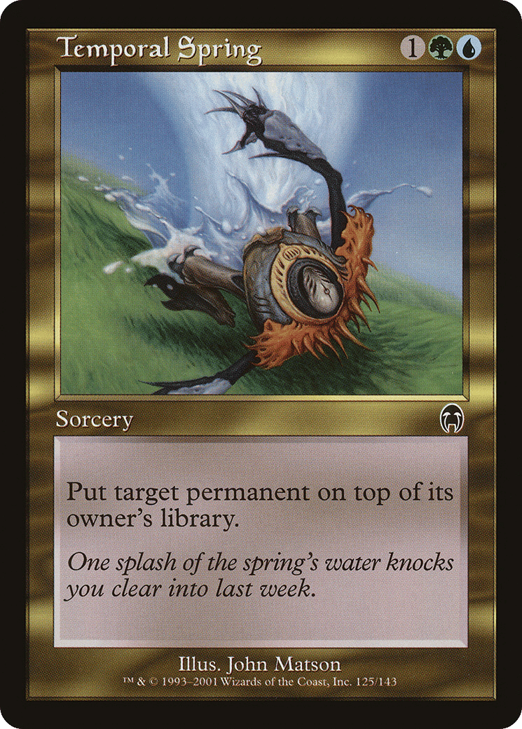 Temporal Spring — Apocalypse — Magic: The Gathering