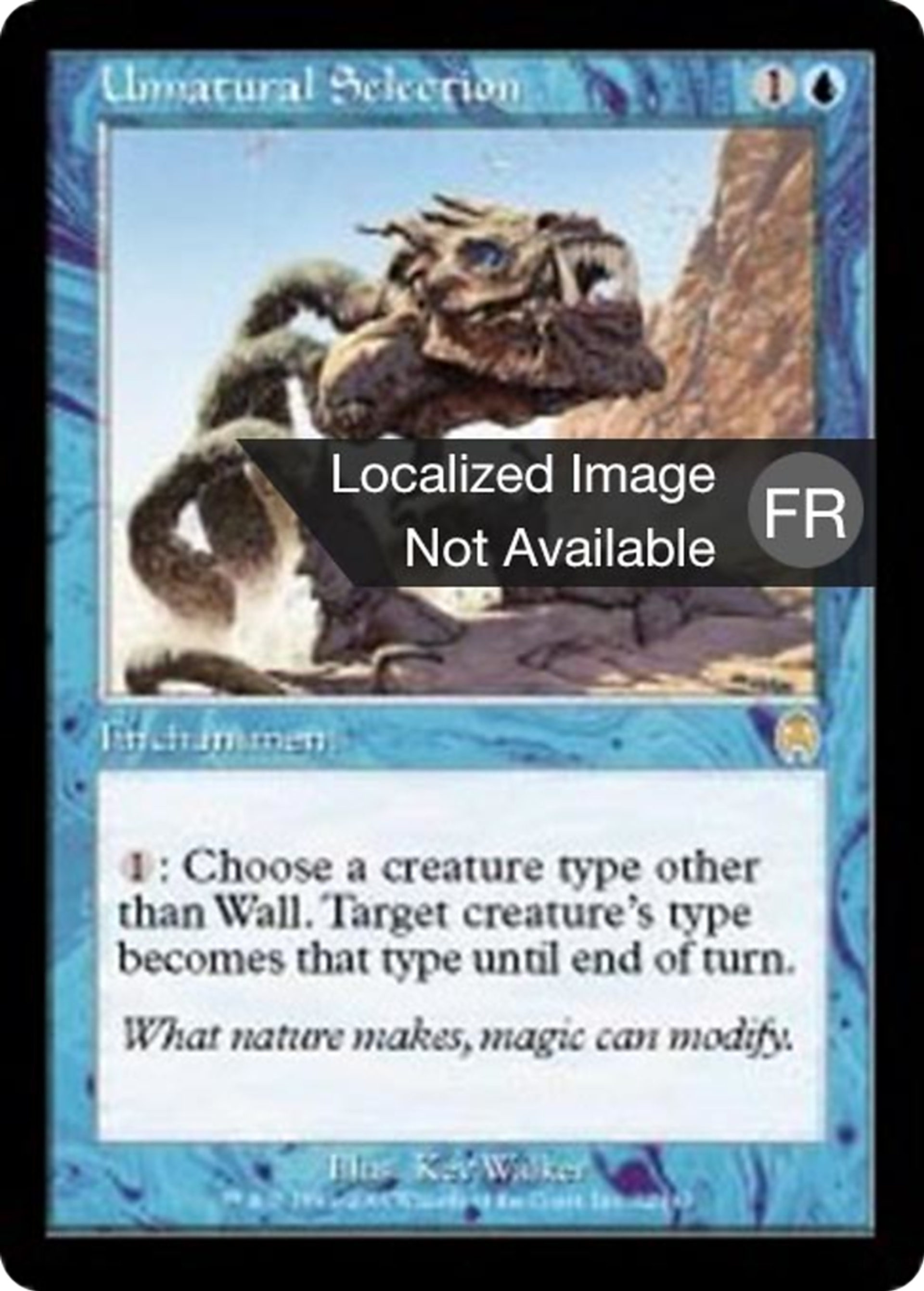 Sélection non-naturelle — Apocalypse — Magic: The Gathering