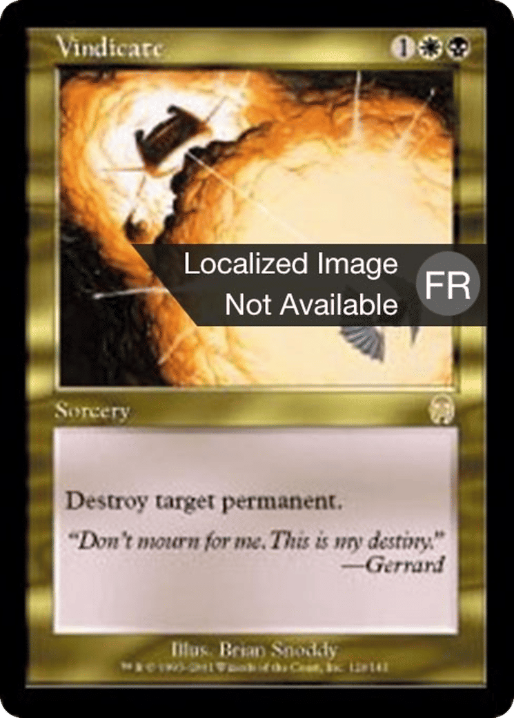 Justification — Apocalypse — Magic: The Gathering