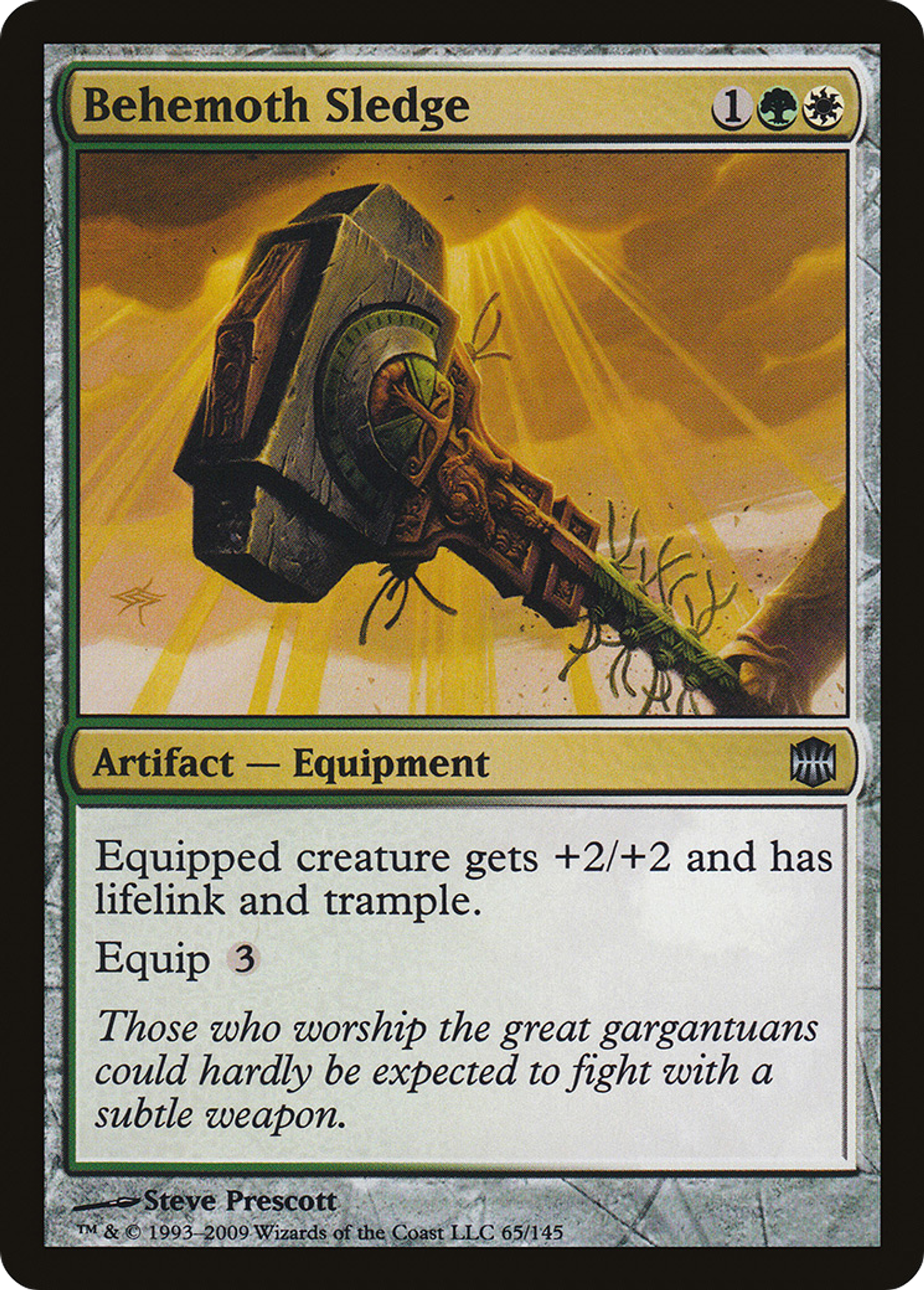 Behemoth Sledge — Alara Reborn — Magic: The Gathering