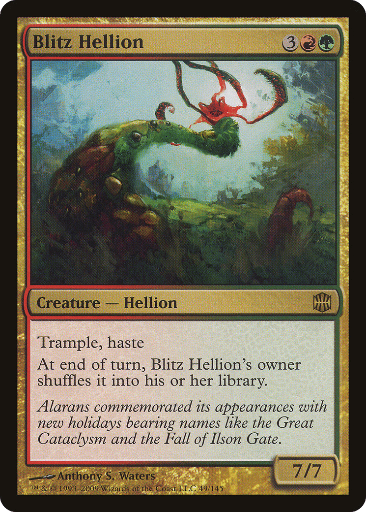 Blitz Hellion — Alara Reborn — Magic: The Gathering
