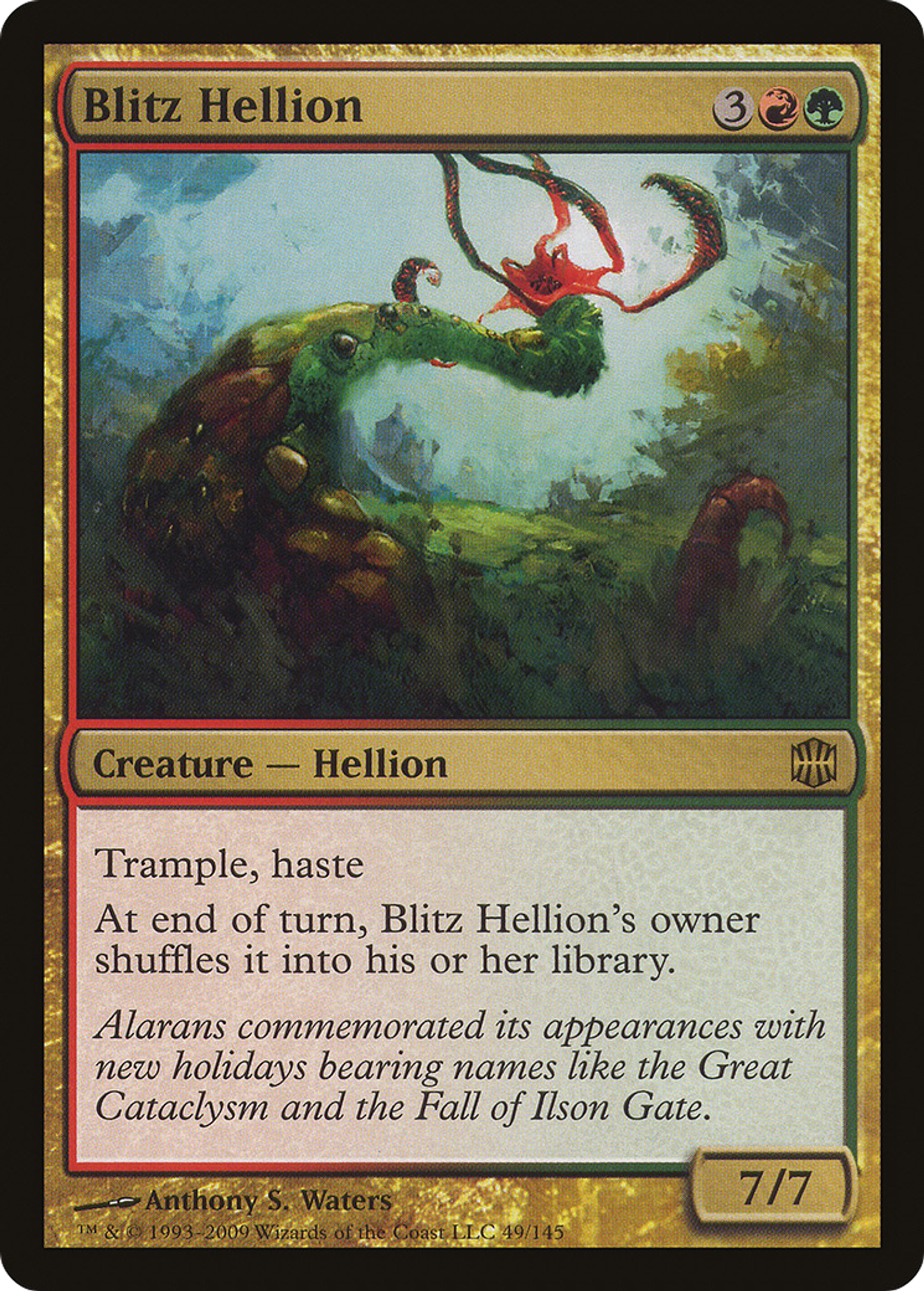 Blitz Hellion — Alara Reborn — Magic: The Gathering