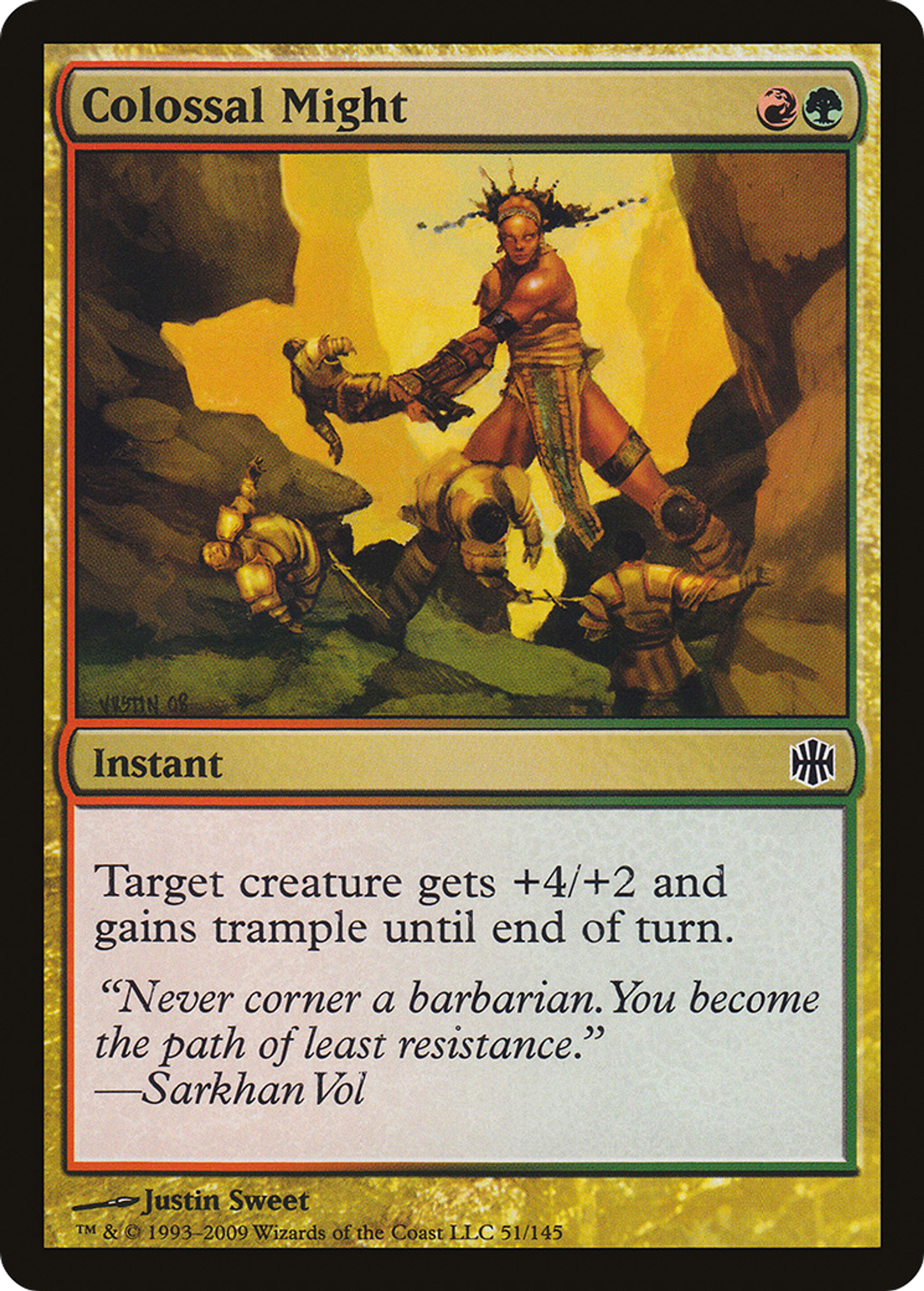 Colossal Might — Alara Reborn — Magic: The Gathering