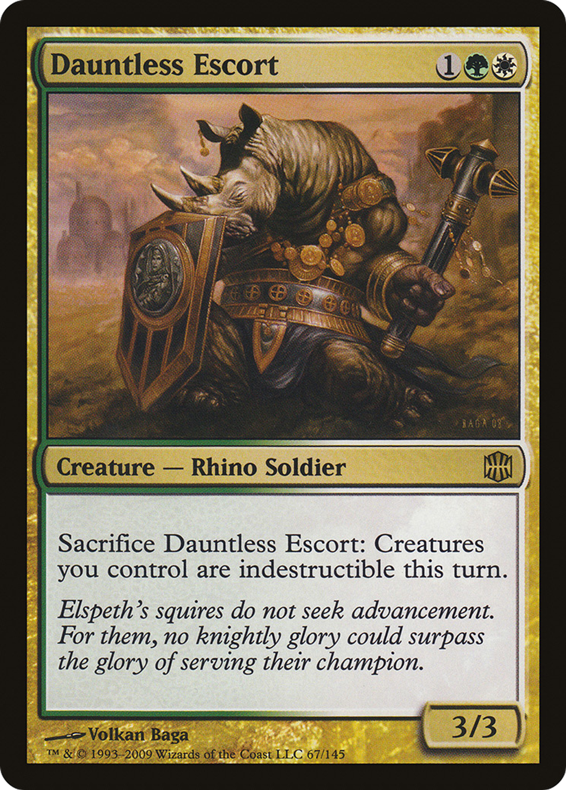 Escorte intrépide — Alara Reborn — Magic: The Gathering