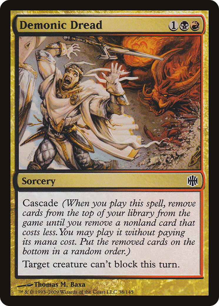 Effroi démoniaque — Alara Reborn — Magic: The Gathering