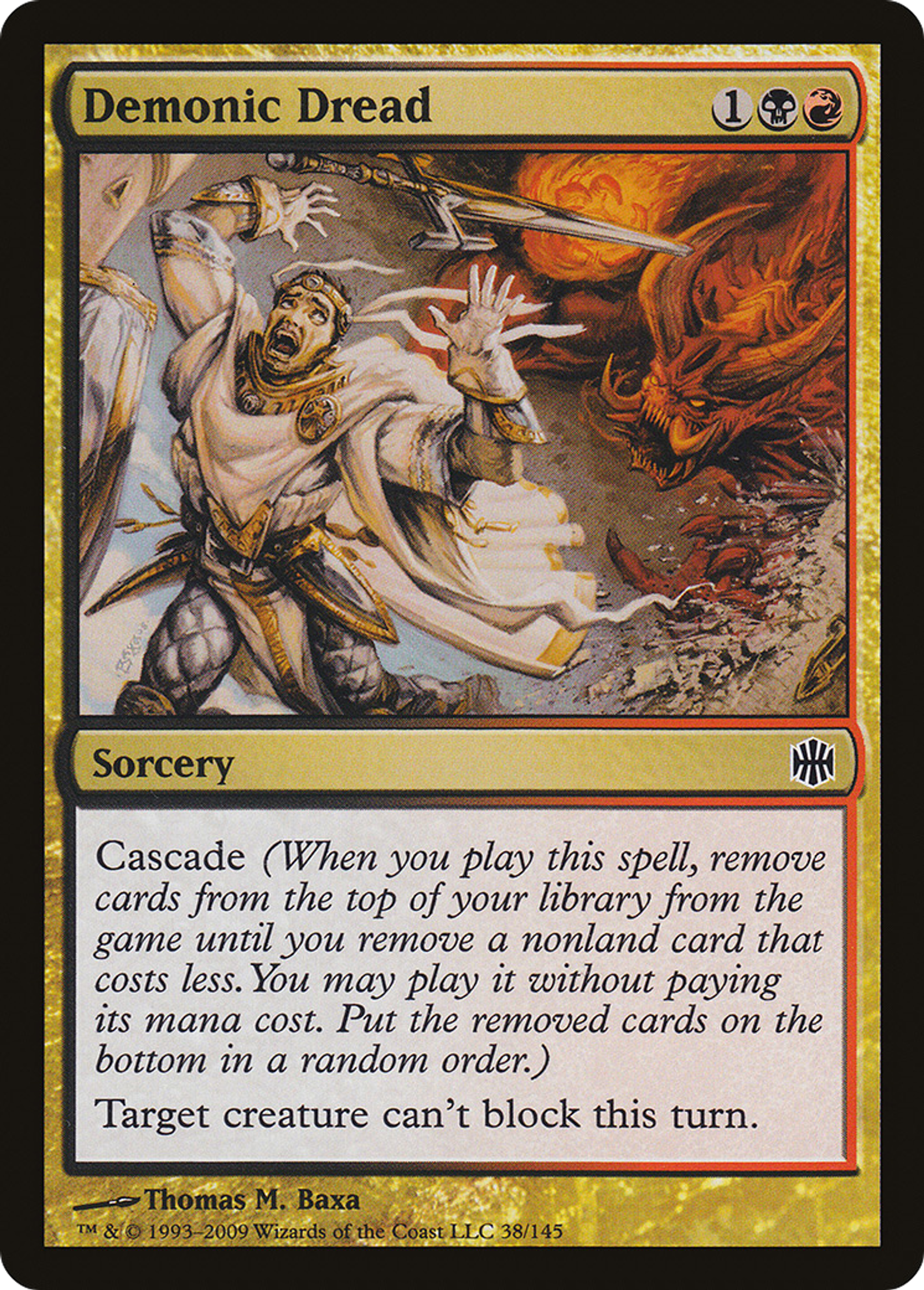 Demonic Dread — Alara Reborn — Magic: The Gathering