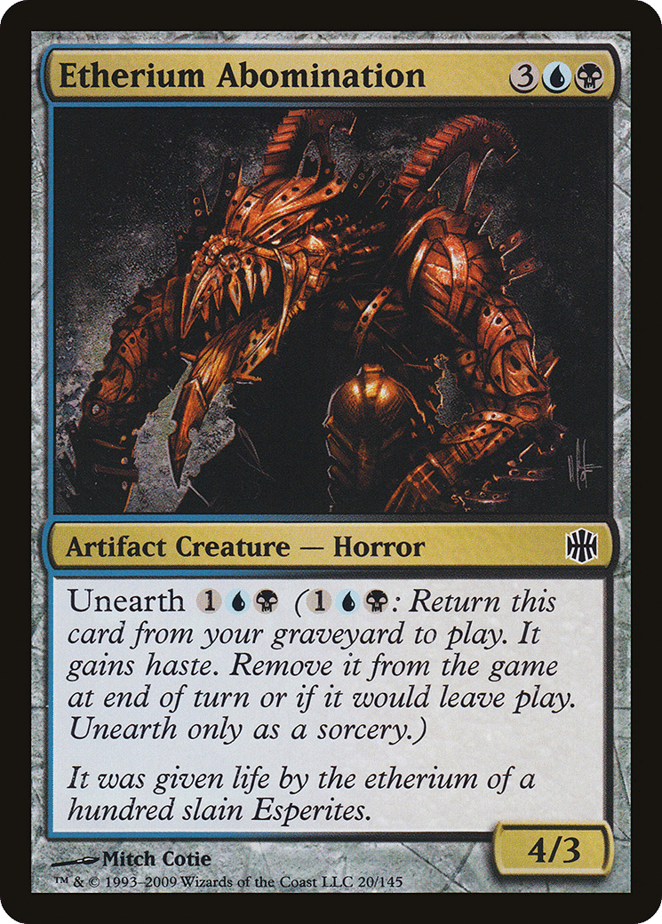 Etherium Abomination — Alara Reborn — Magic: The Gathering