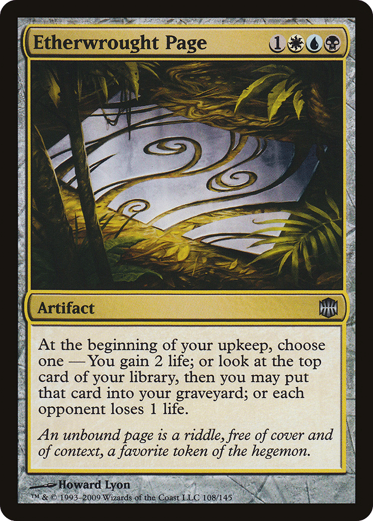 Etherwrought Page — Alara Reborn — Magic: The Gathering