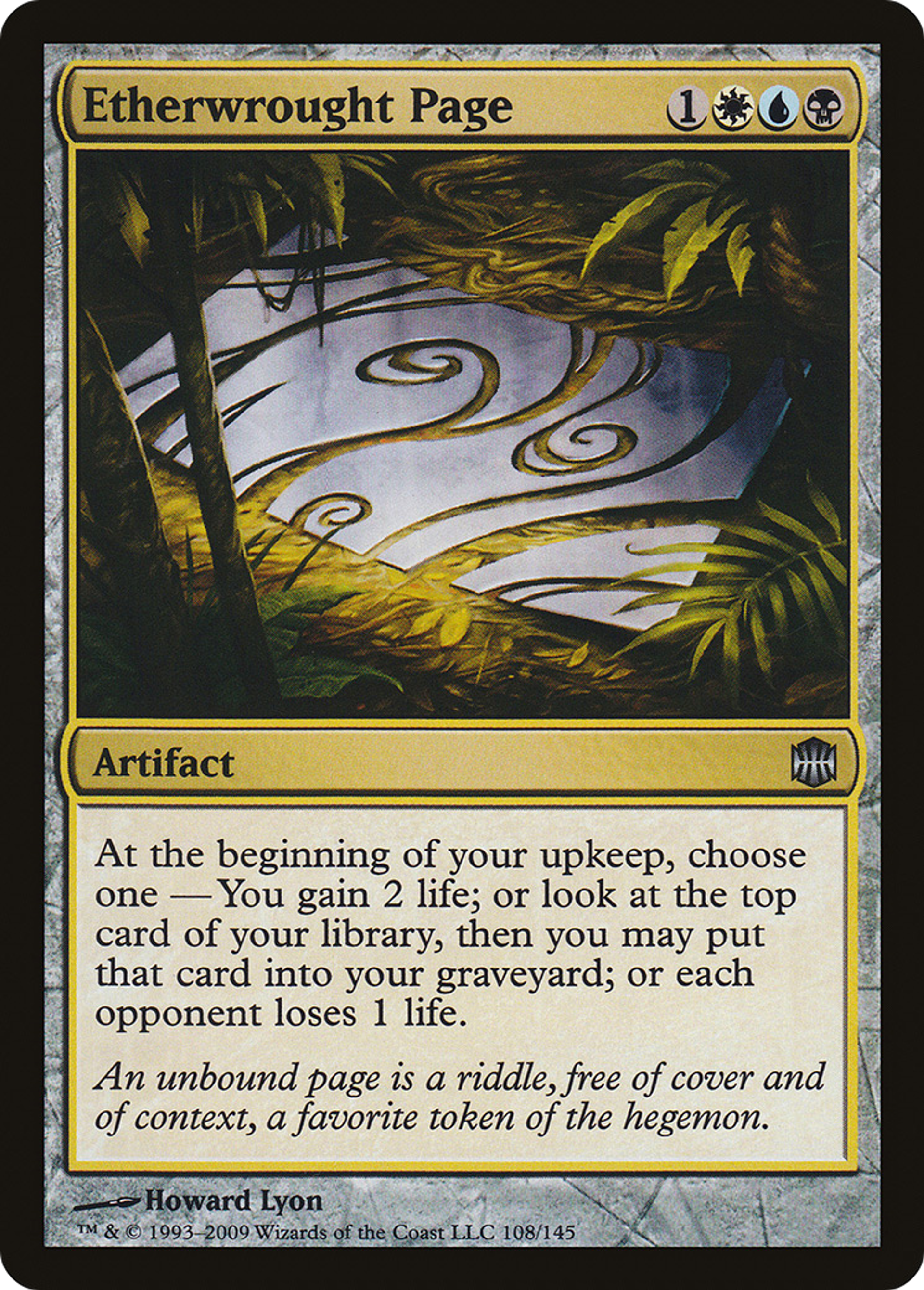 Etherwrought Page — Alara Reborn — Magic: The Gathering