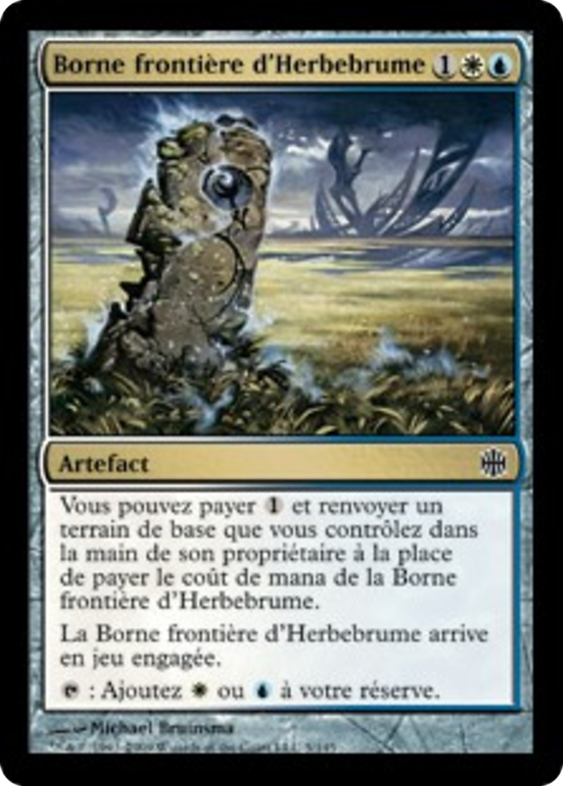 Borne frontière d'Herbebrume — Alara Reborn — Magic: The Gathering