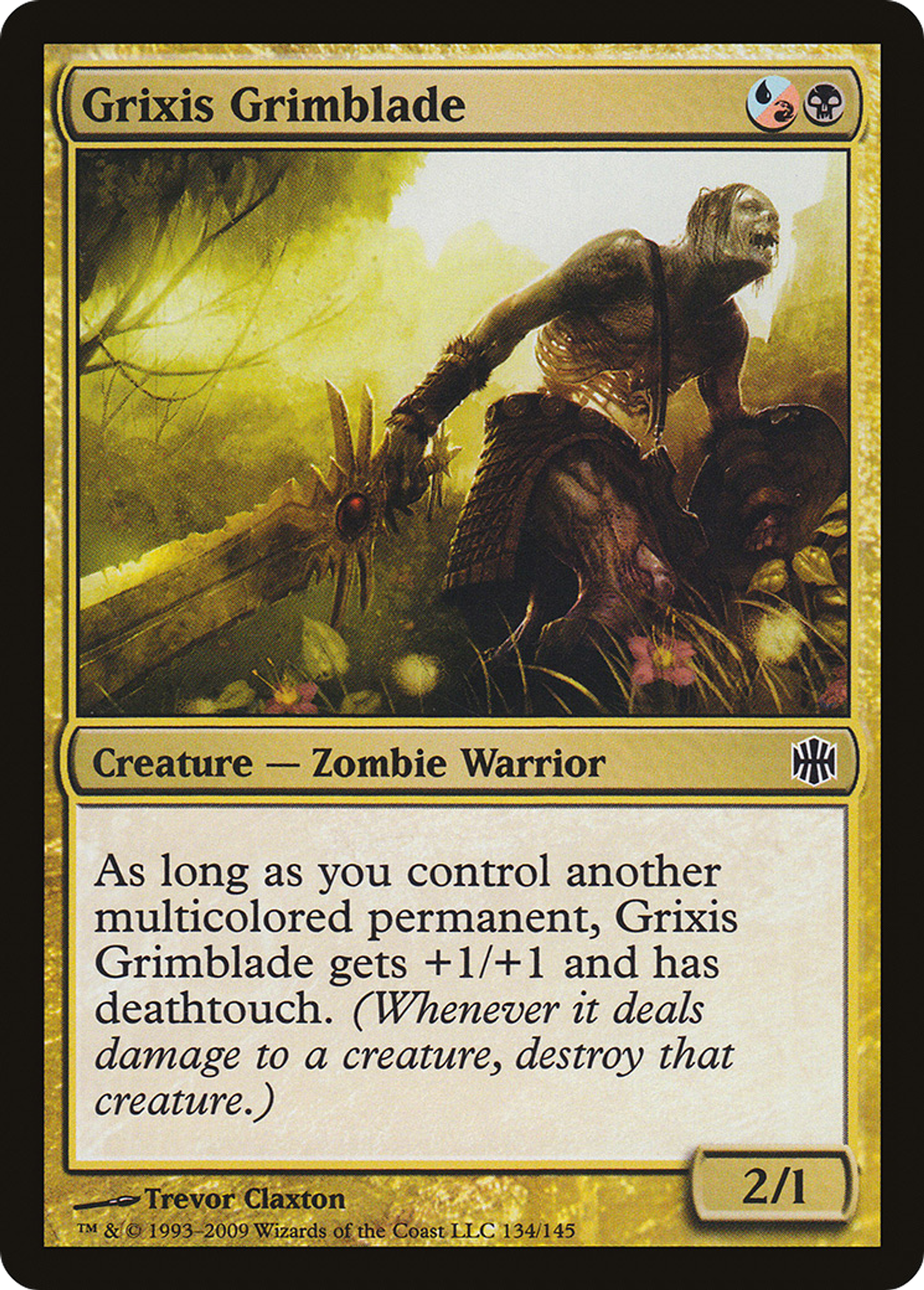 Grixis Grimblade — Alara Reborn — Magic: The Gathering