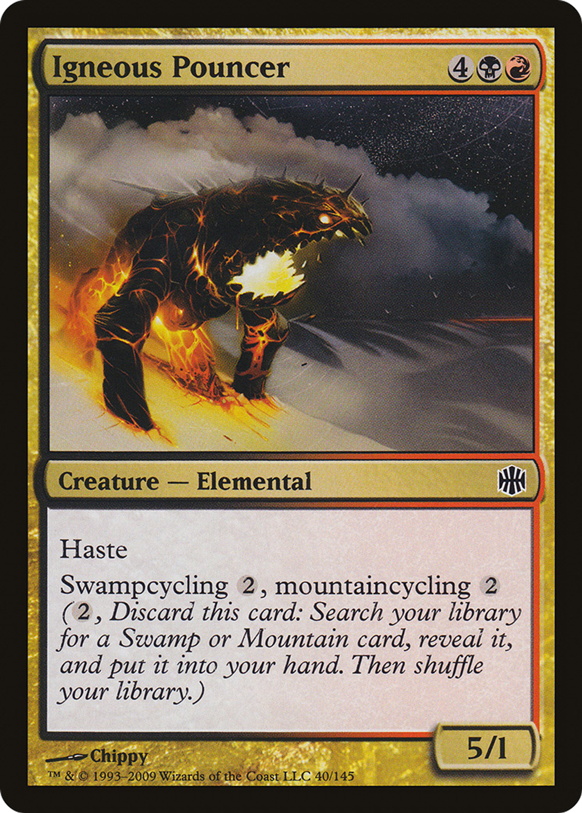 Igneous Pouncer — Alara Reborn — Magic: The Gathering