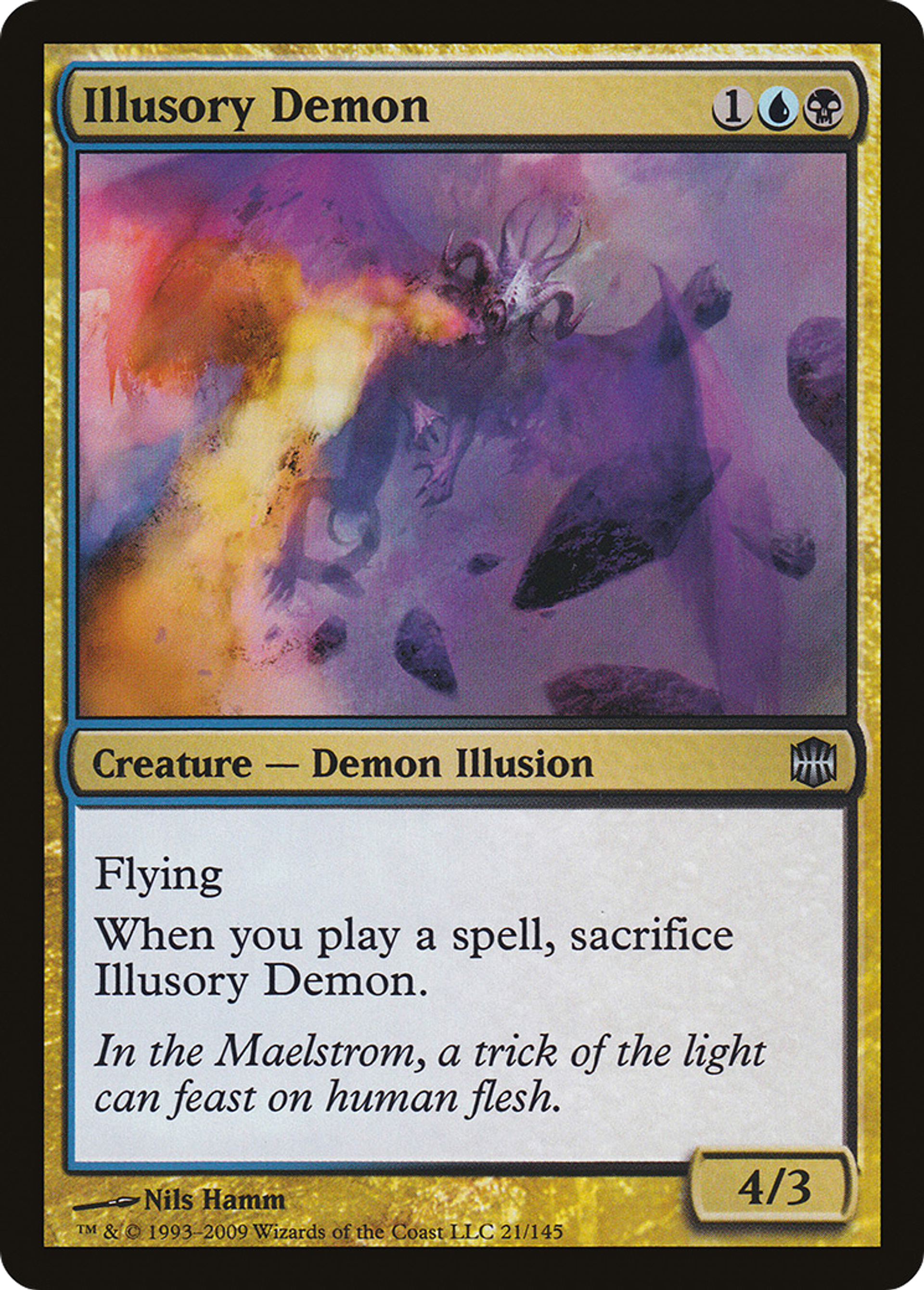 Illusory Demon — Alara Reborn — Magic: The Gathering