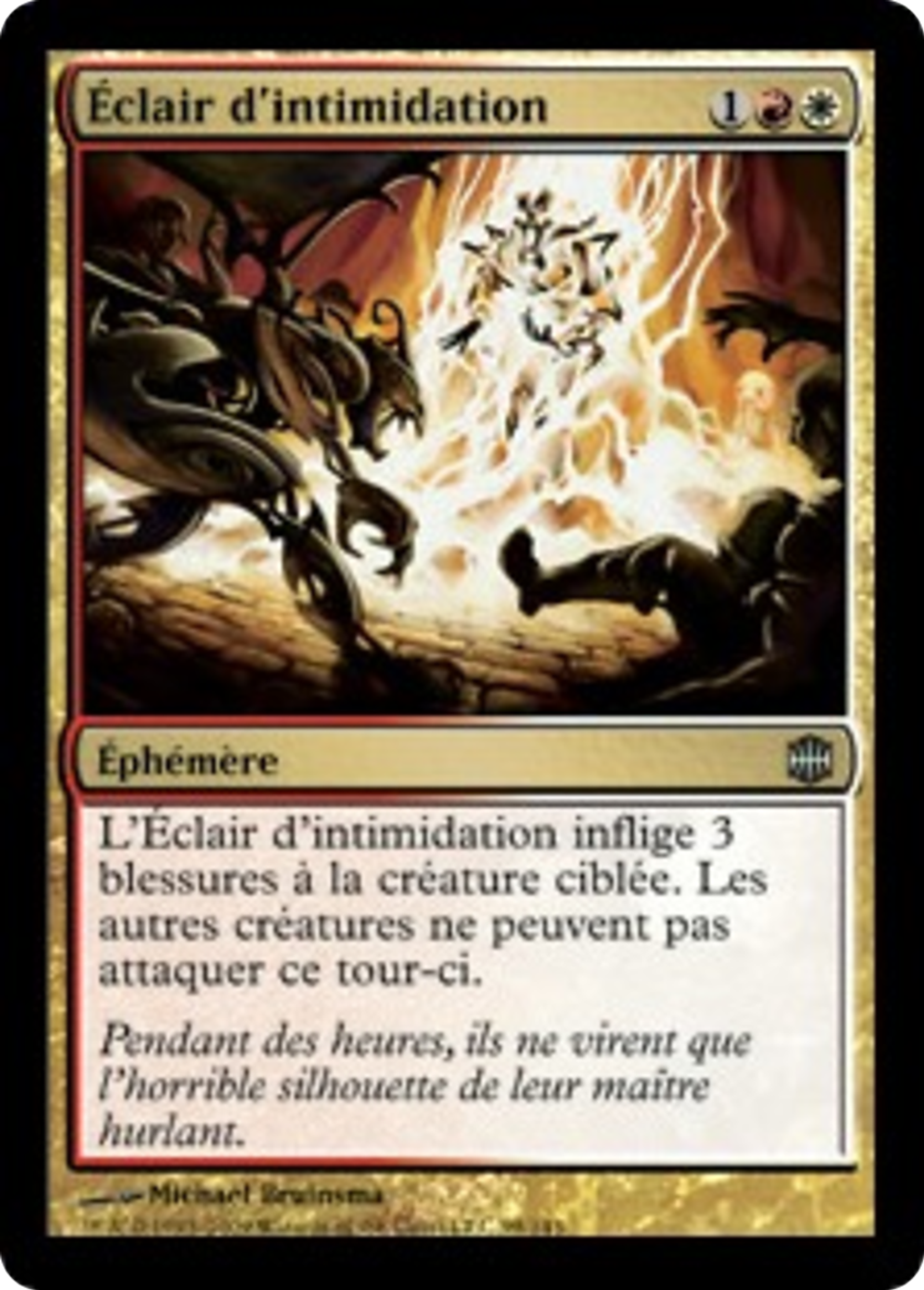Éclair d'intimidation — Alara Reborn — Magic: The Gathering