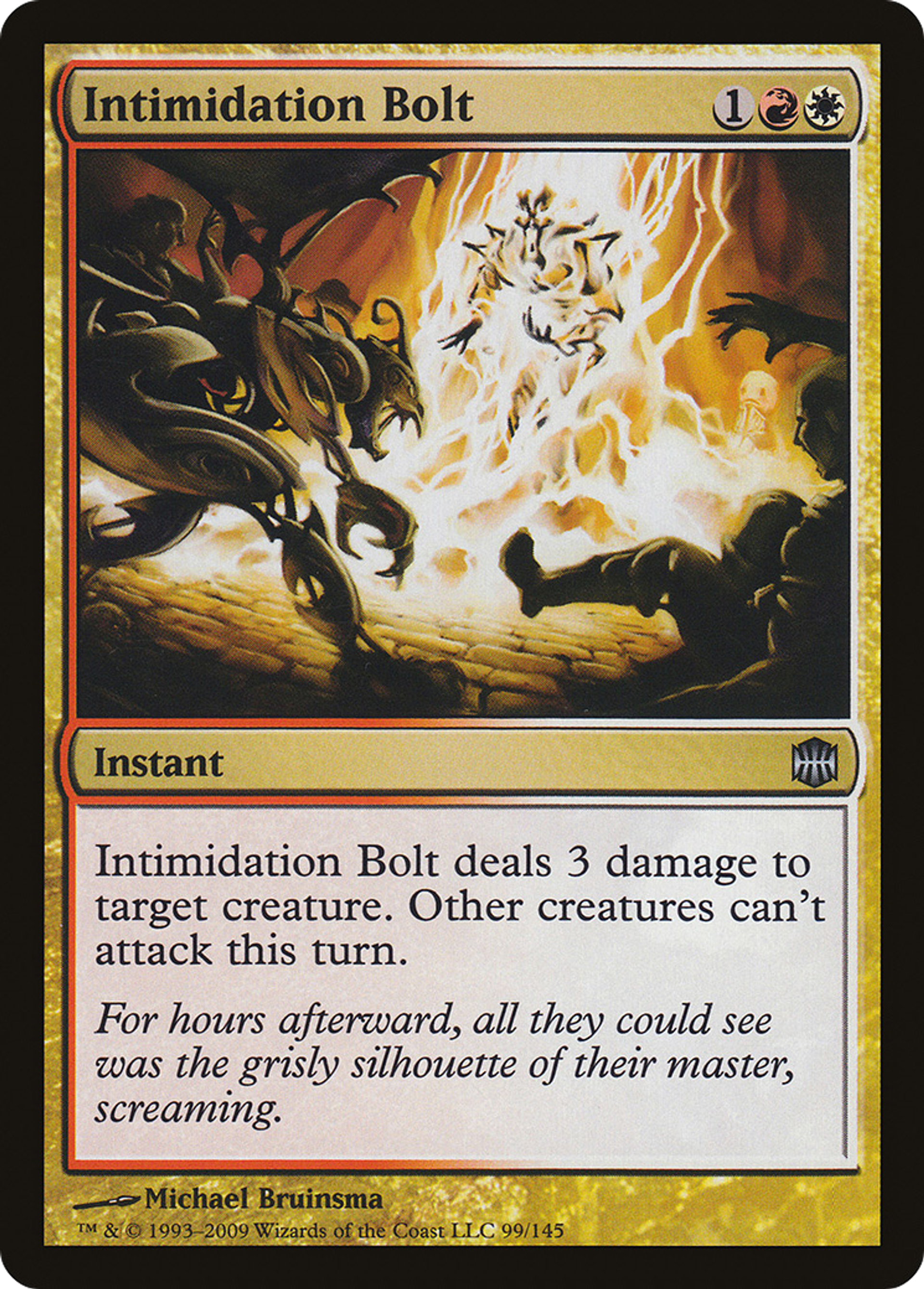 Intimidation Bolt — Alara Reborn — Magic: The Gathering