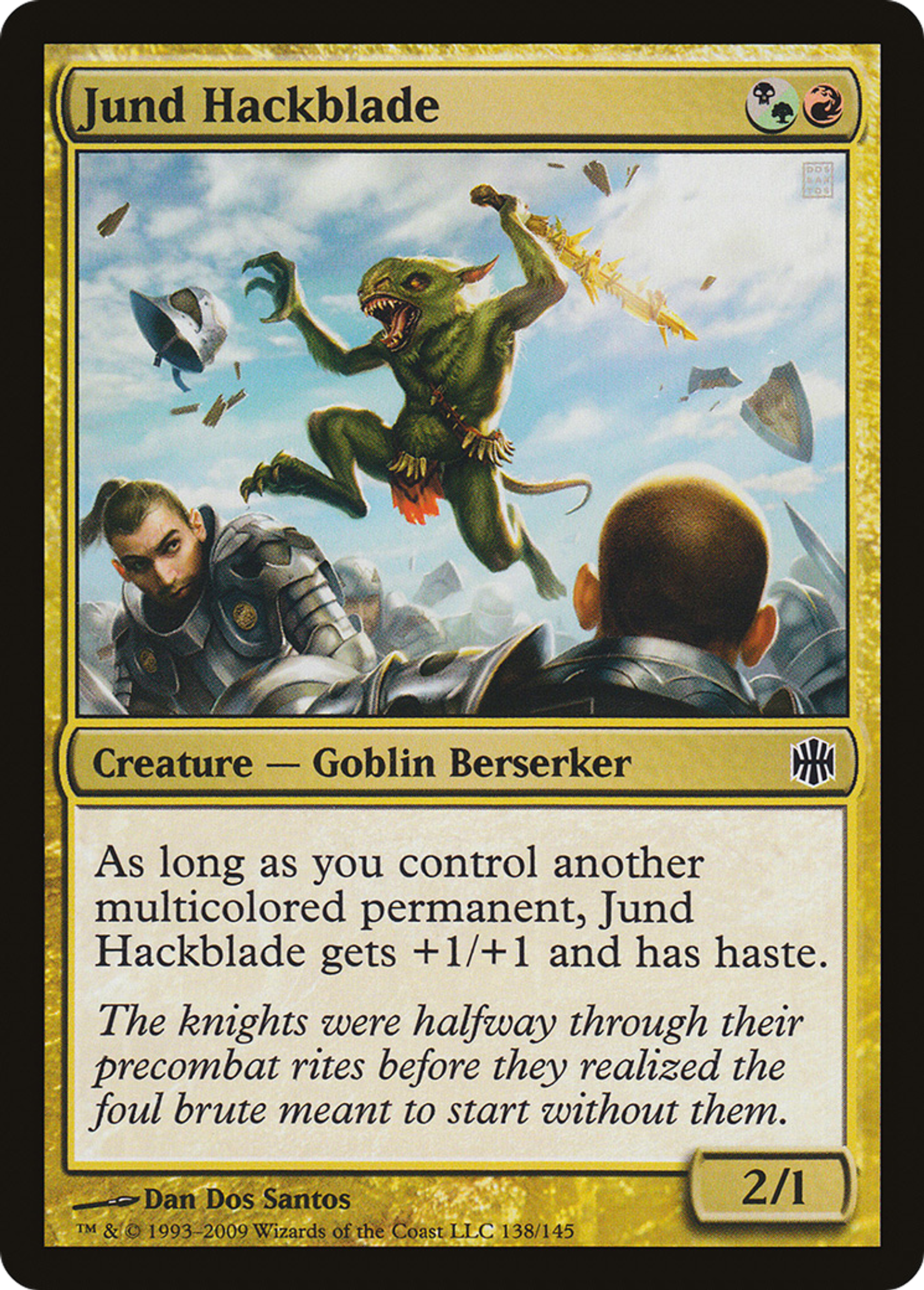 Jund Hackblade — Alara Reborn — Magic: The Gathering