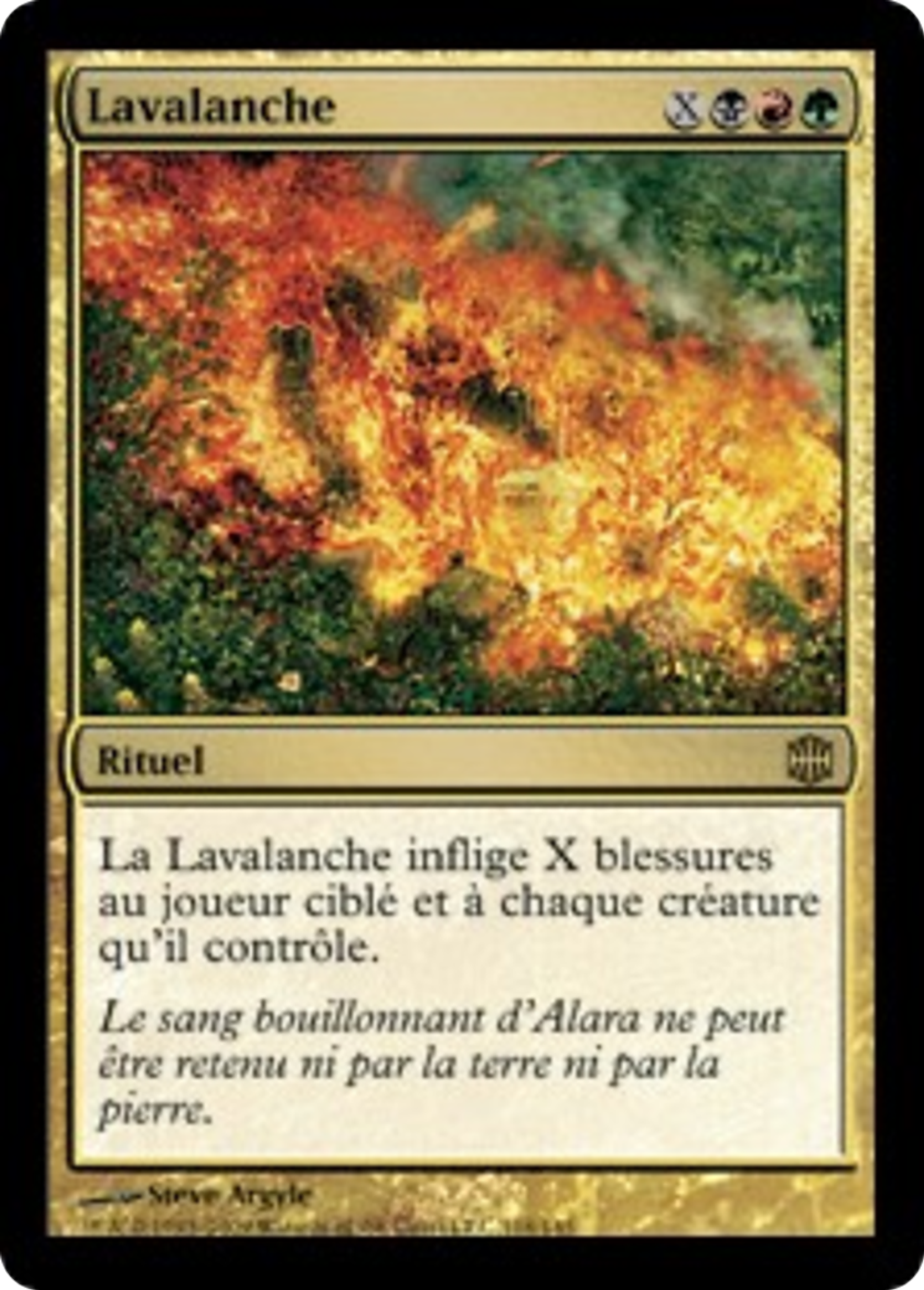 Lavalanche — Alara Reborn — Magic: The Gathering