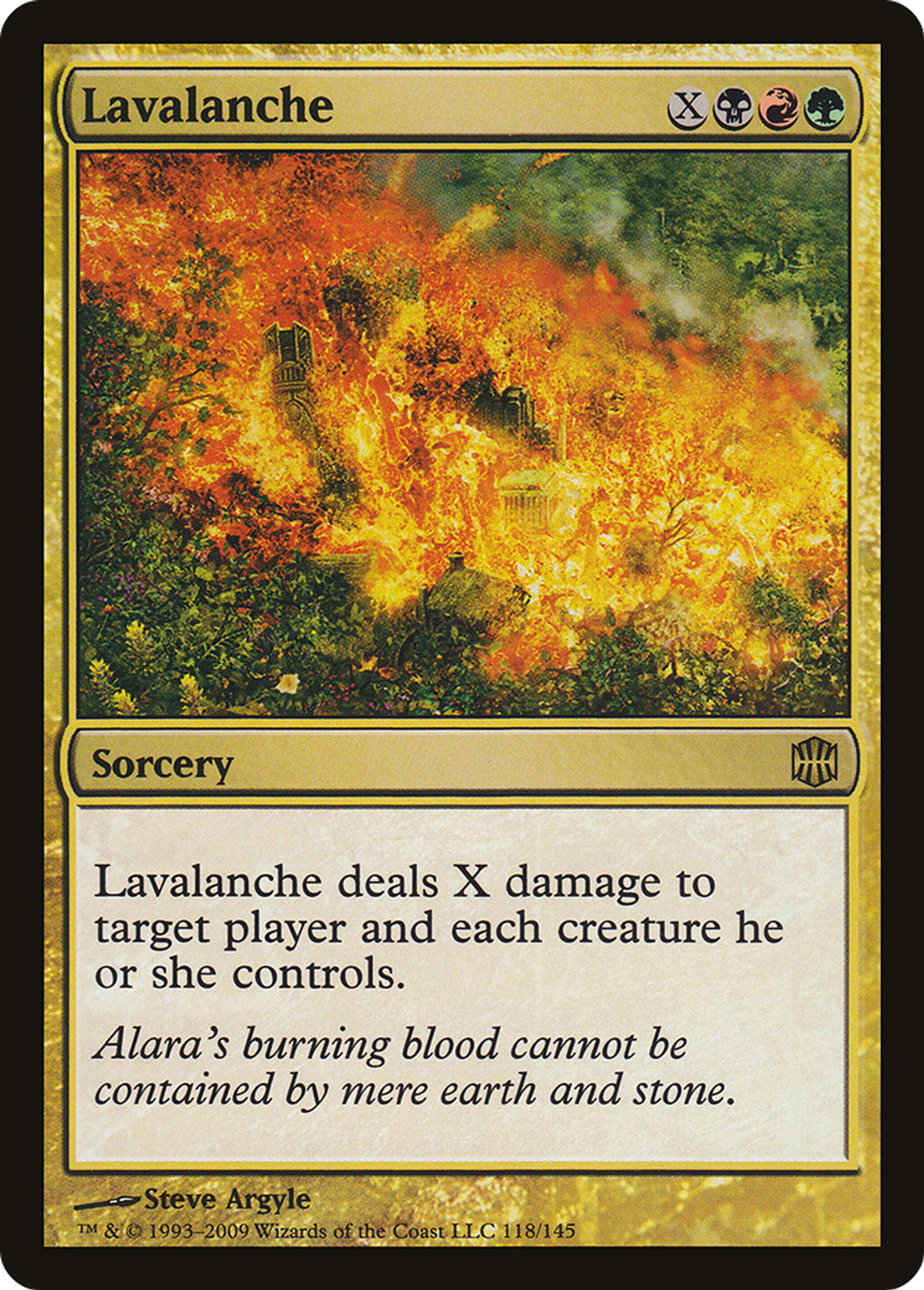 Lavalanche — Alara Reborn — Magic: The Gathering