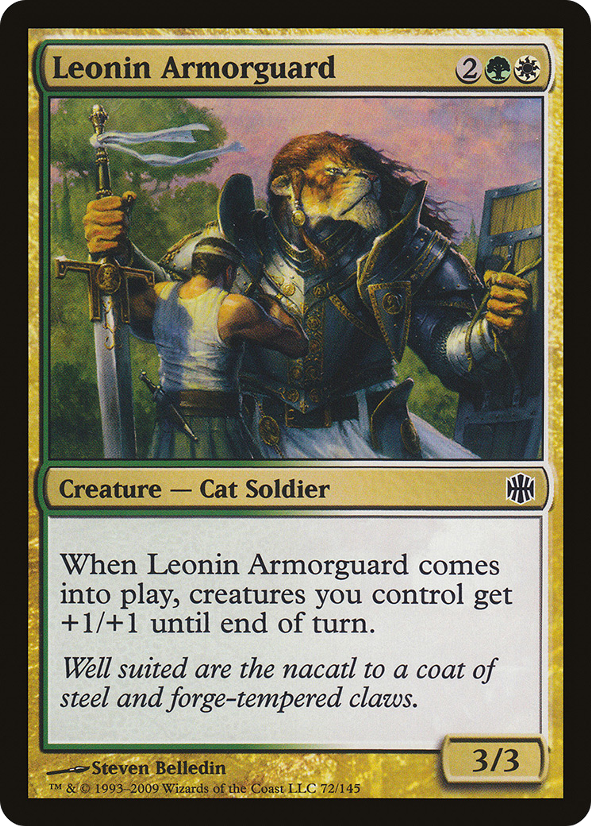 Leonin Armorguard — Alara Reborn — Magic: The Gathering
