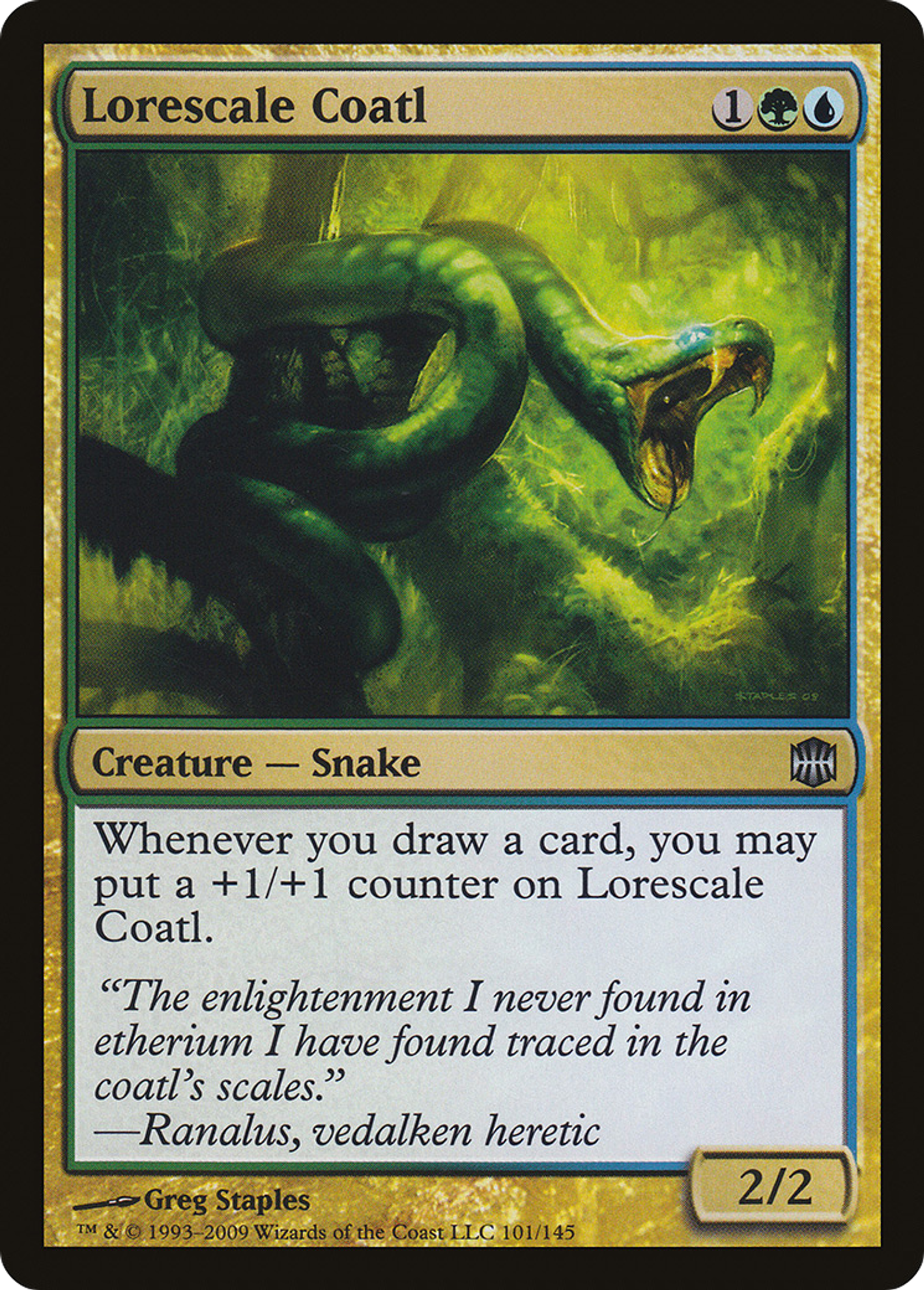 Lorescale Coatl — Alara Reborn — Magic: The Gathering
