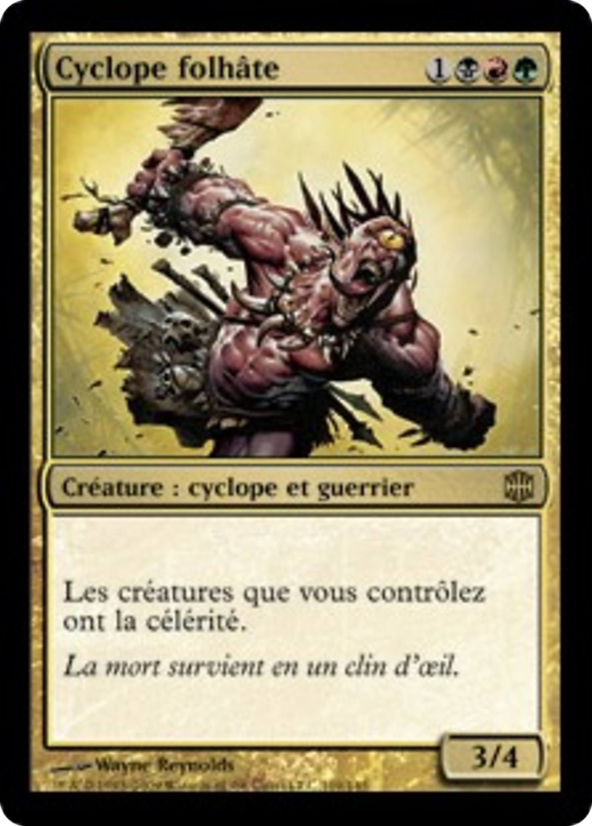 Cyclope folhâte — Alara Reborn — Magic: The Gathering