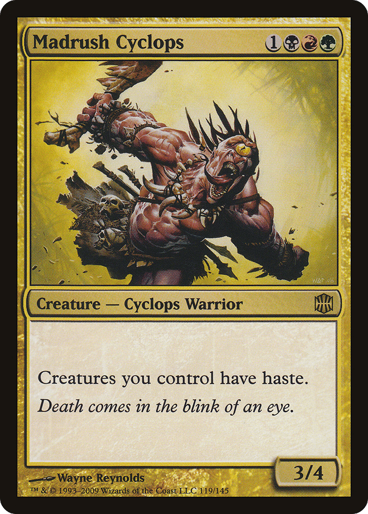 Cyclope folhâte — Alara Reborn — Magic: The Gathering