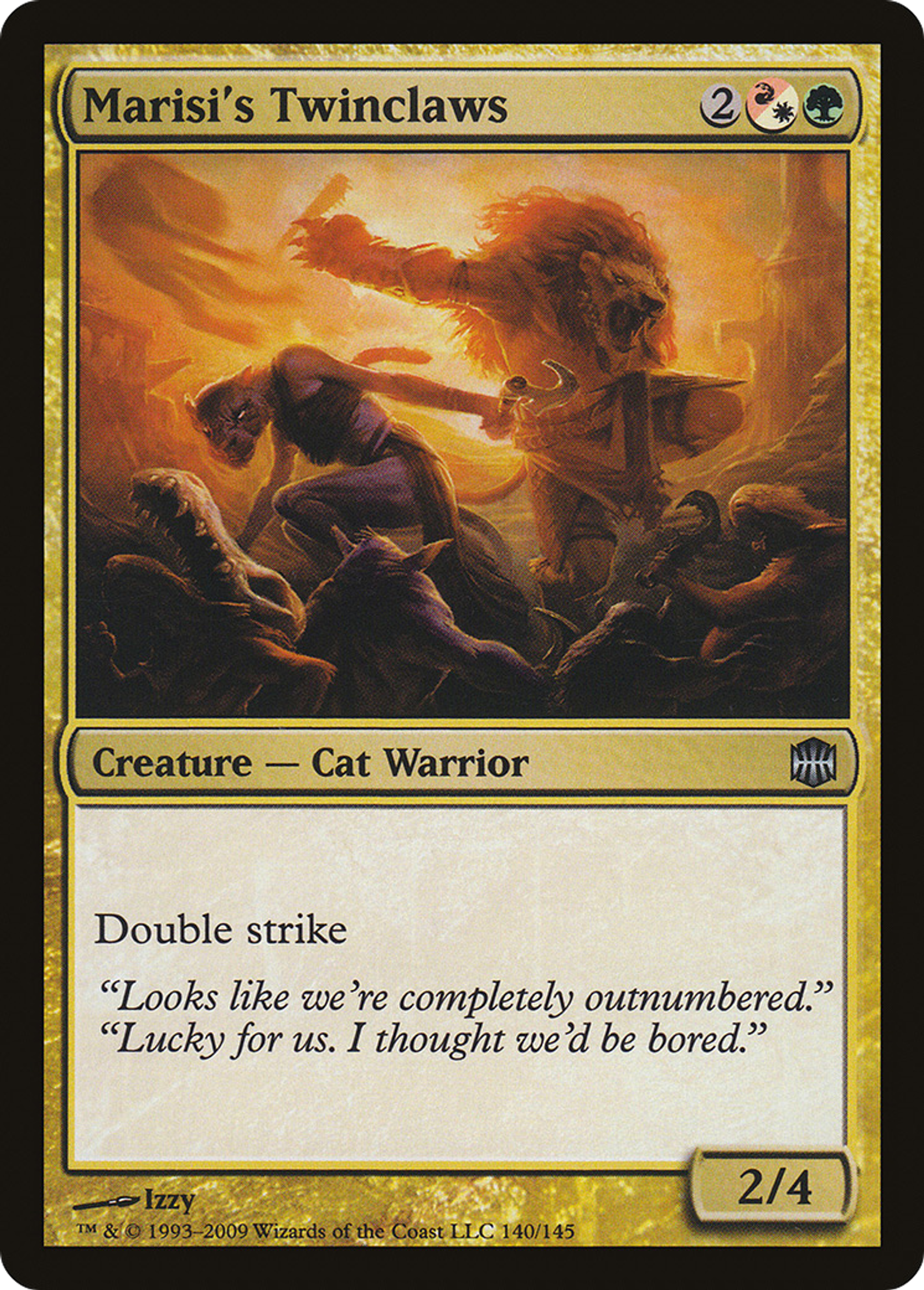 Marisi's Twinclaws — Alara Reborn — Magic: The Gathering
