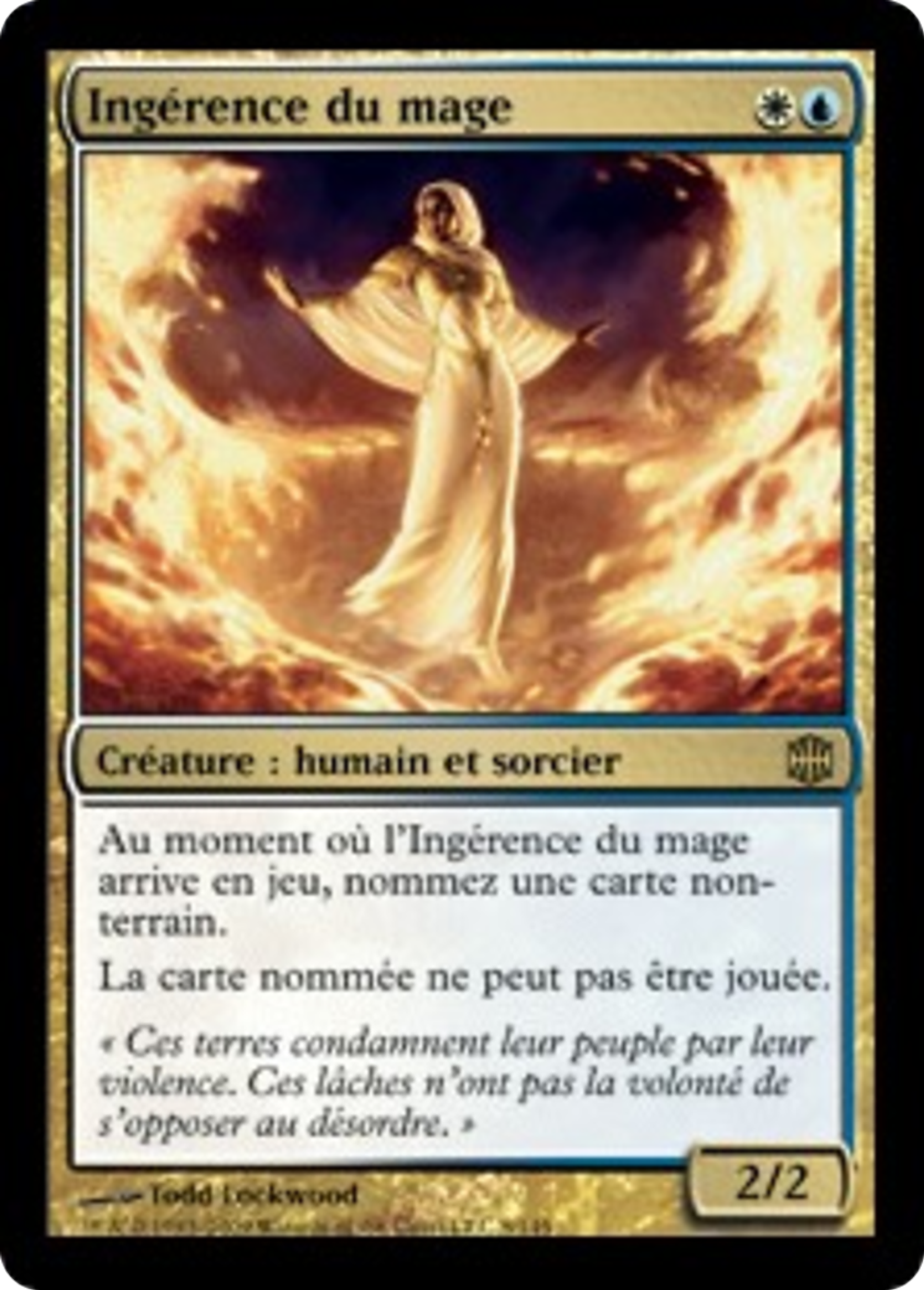 Ingérence du mage — Alara Reborn — Magic: The Gathering