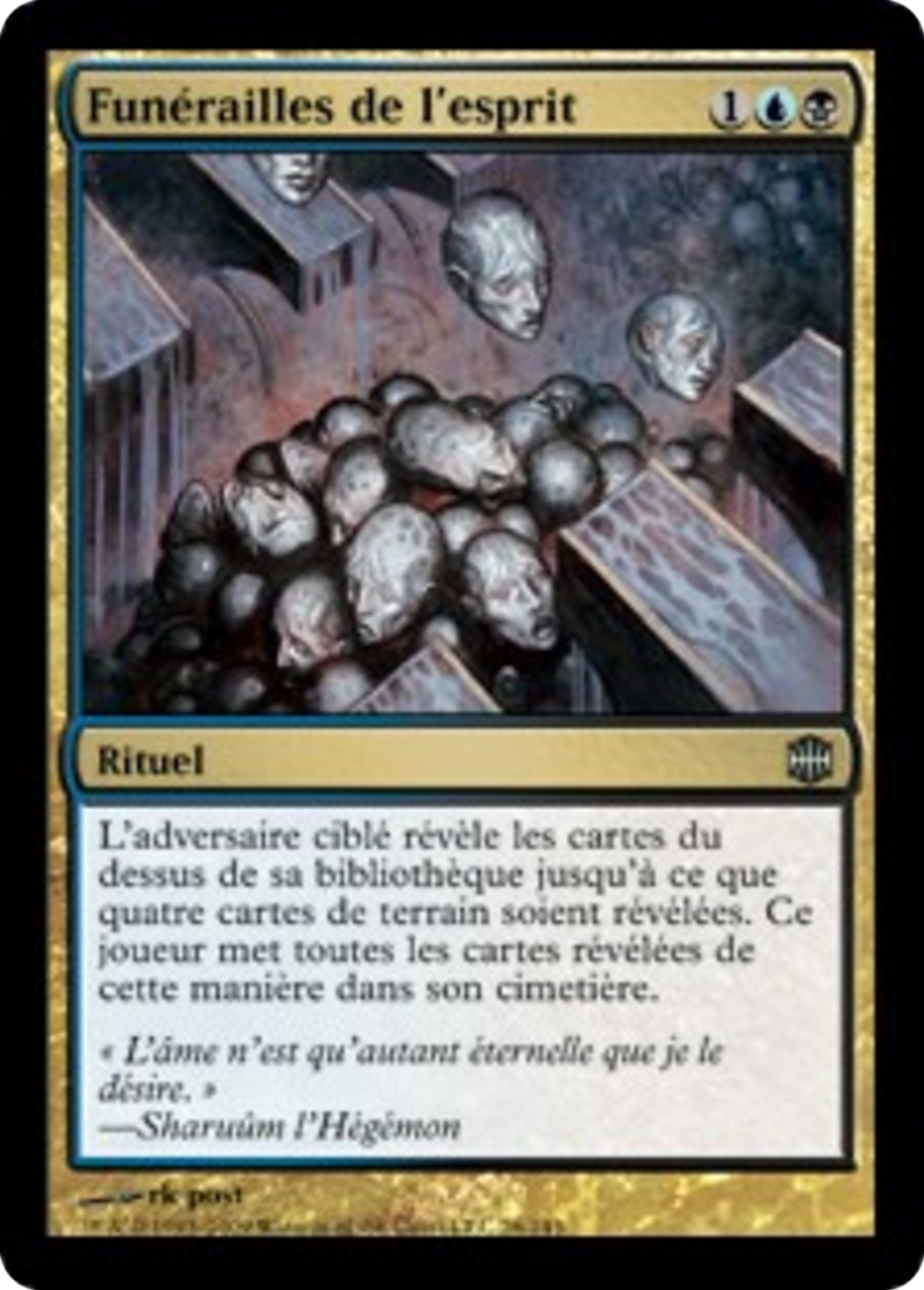 Funérailles de l'esprit — Alara Reborn — Magic: The Gathering