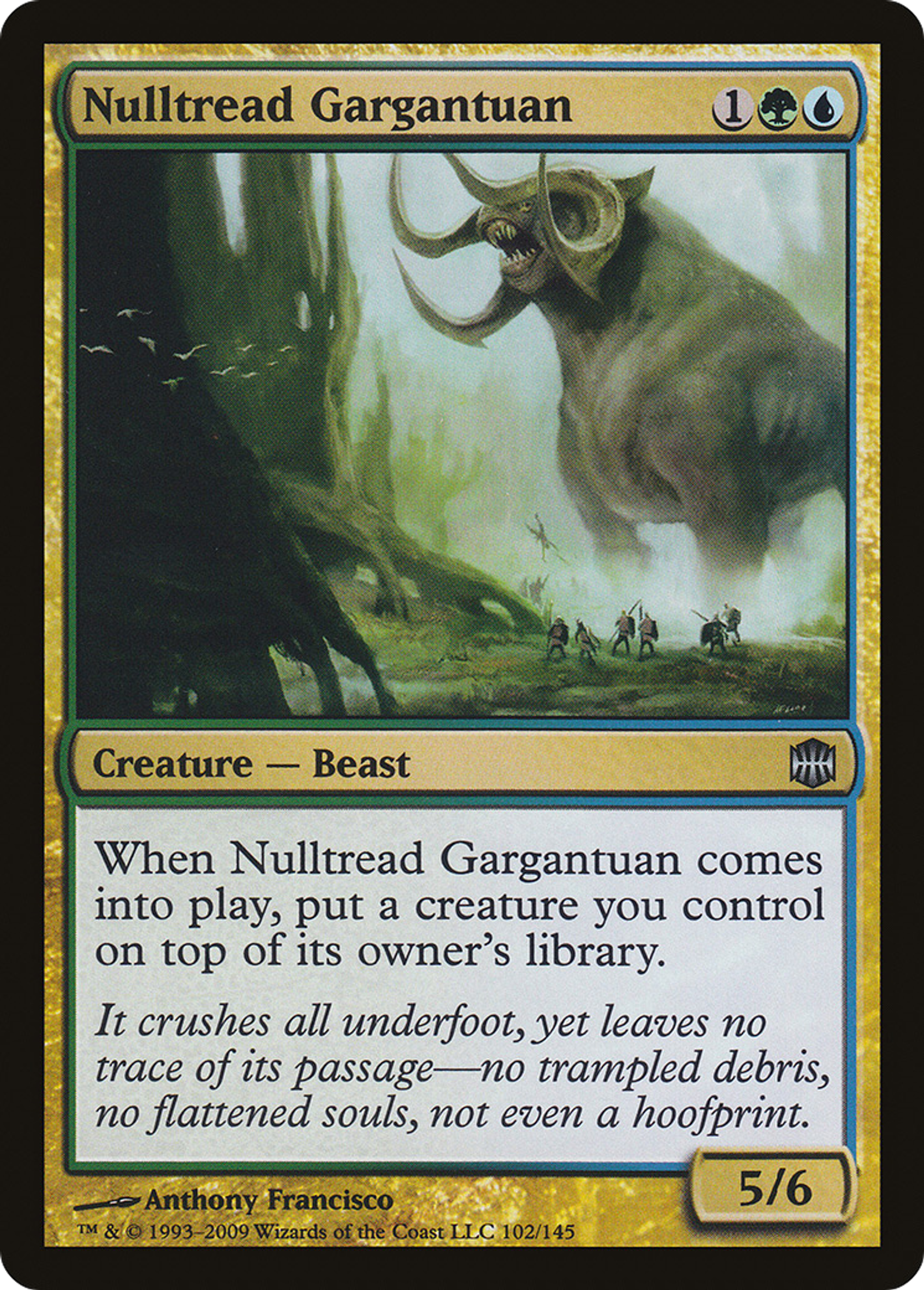 Nulltread Gargantuan — Alara Reborn — Magic: The Gathering