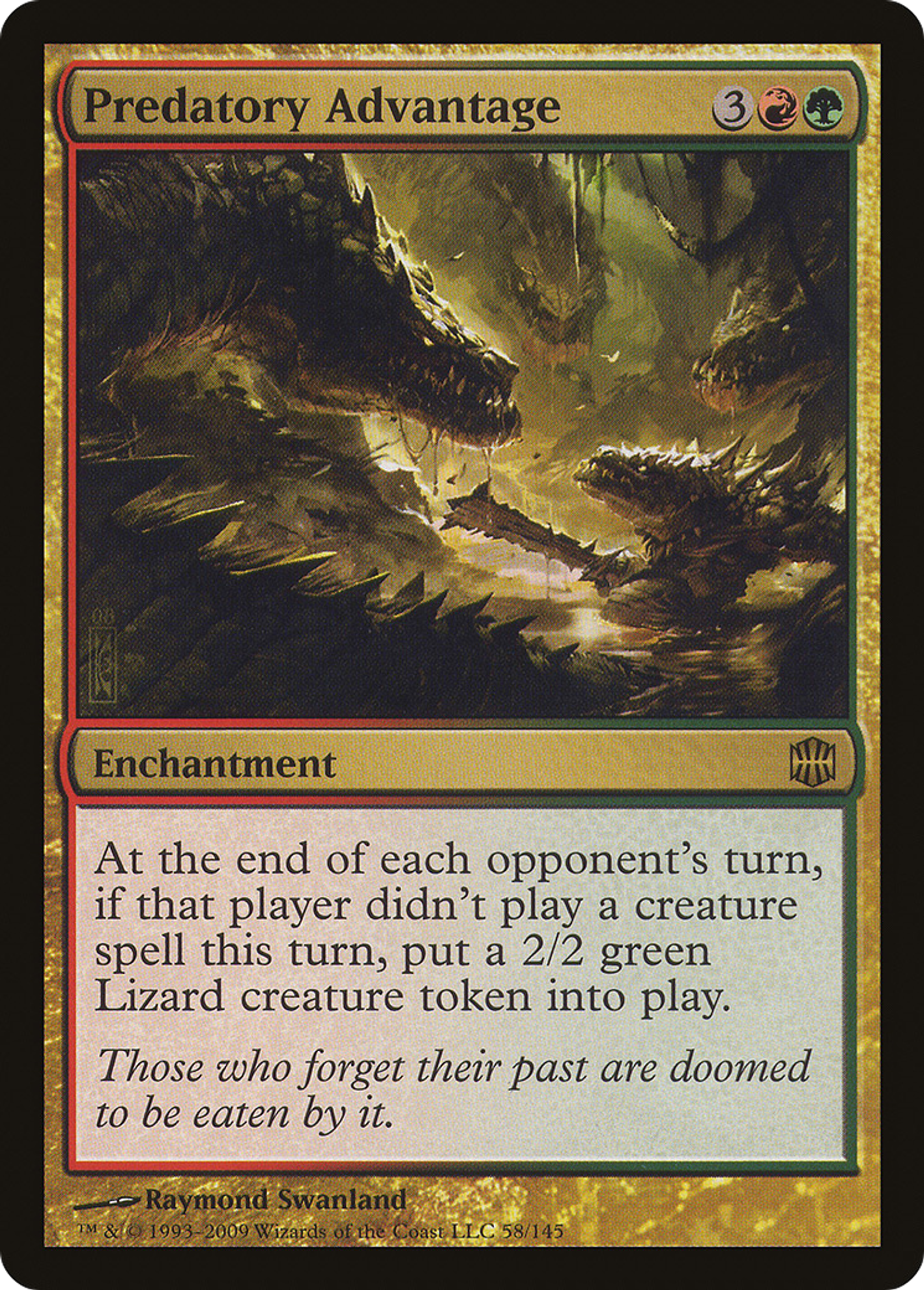 Predatory Advantage — Alara Reborn — Magic: The Gathering