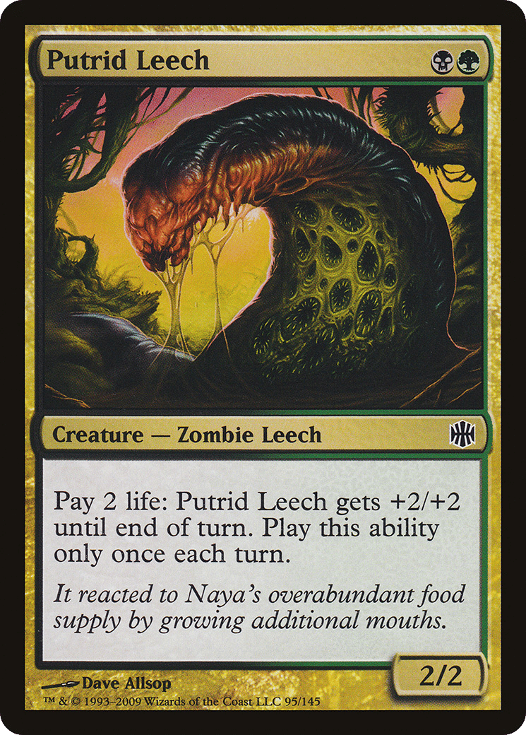 Putrid Leech — Alara Reborn — Magic: The Gathering