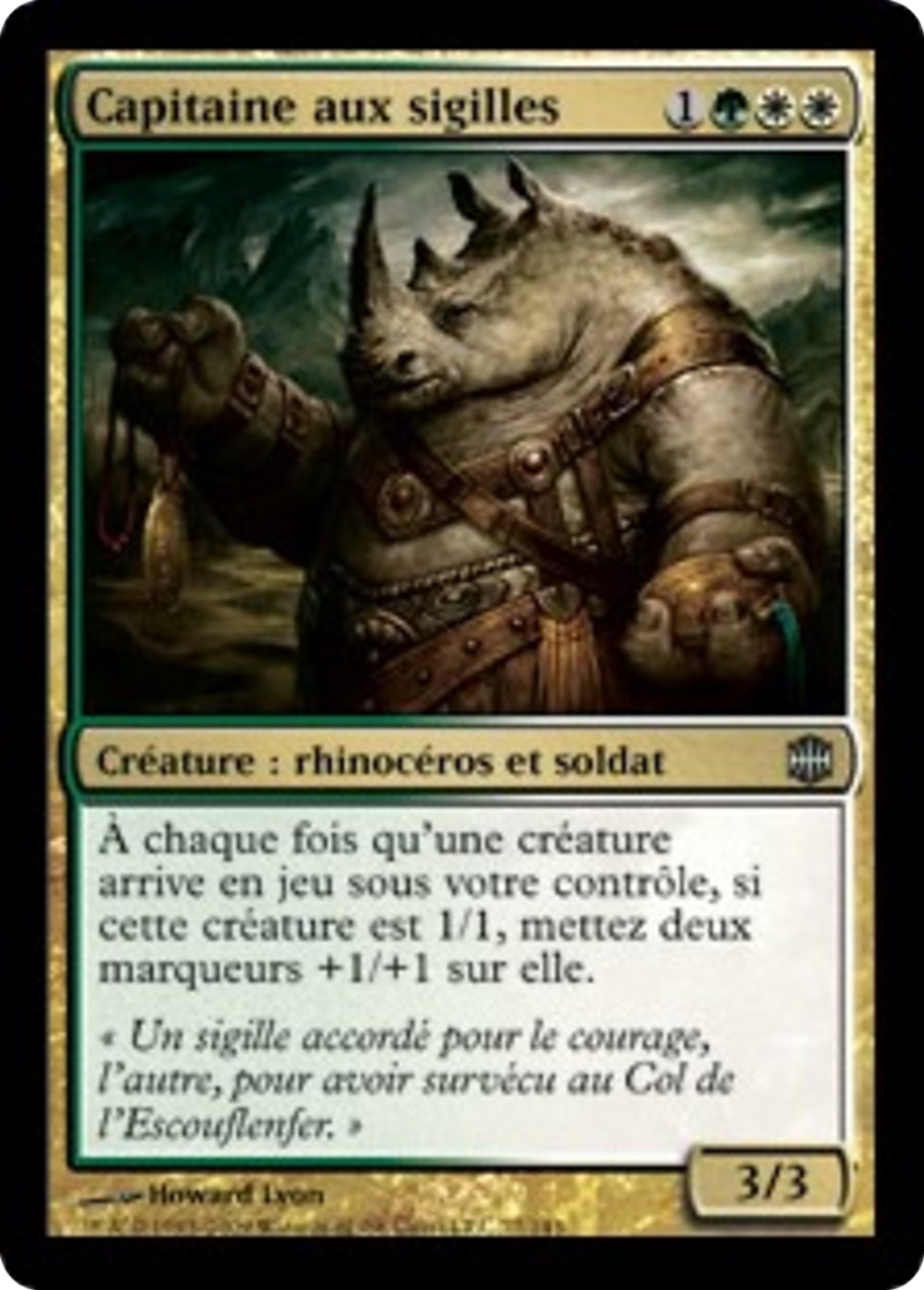 Capitaine aux sigilles — Alara Reborn — Magic: The Gathering