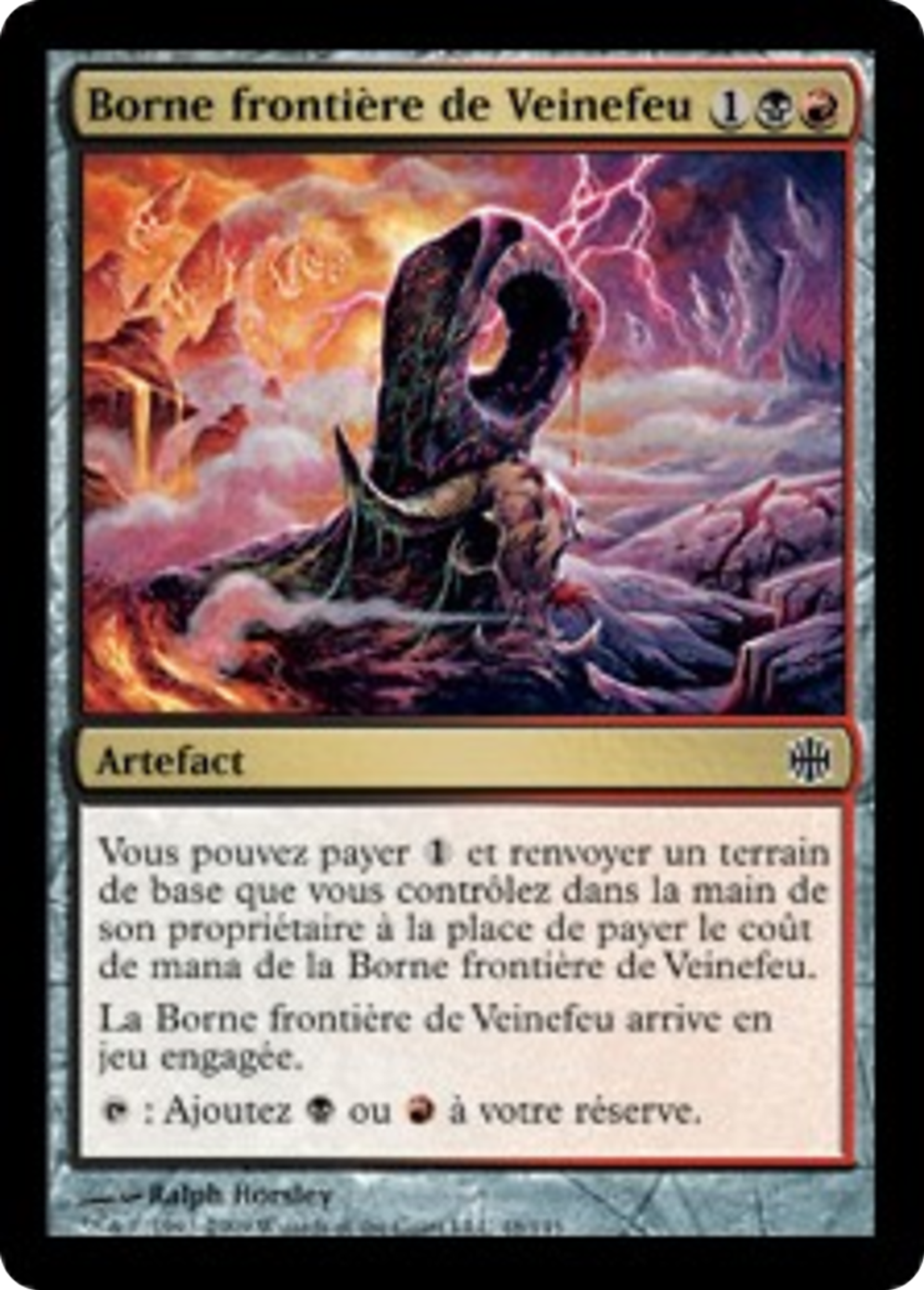 Borne frontière de Veinefeu — Alara Reborn — Magic: The Gathering