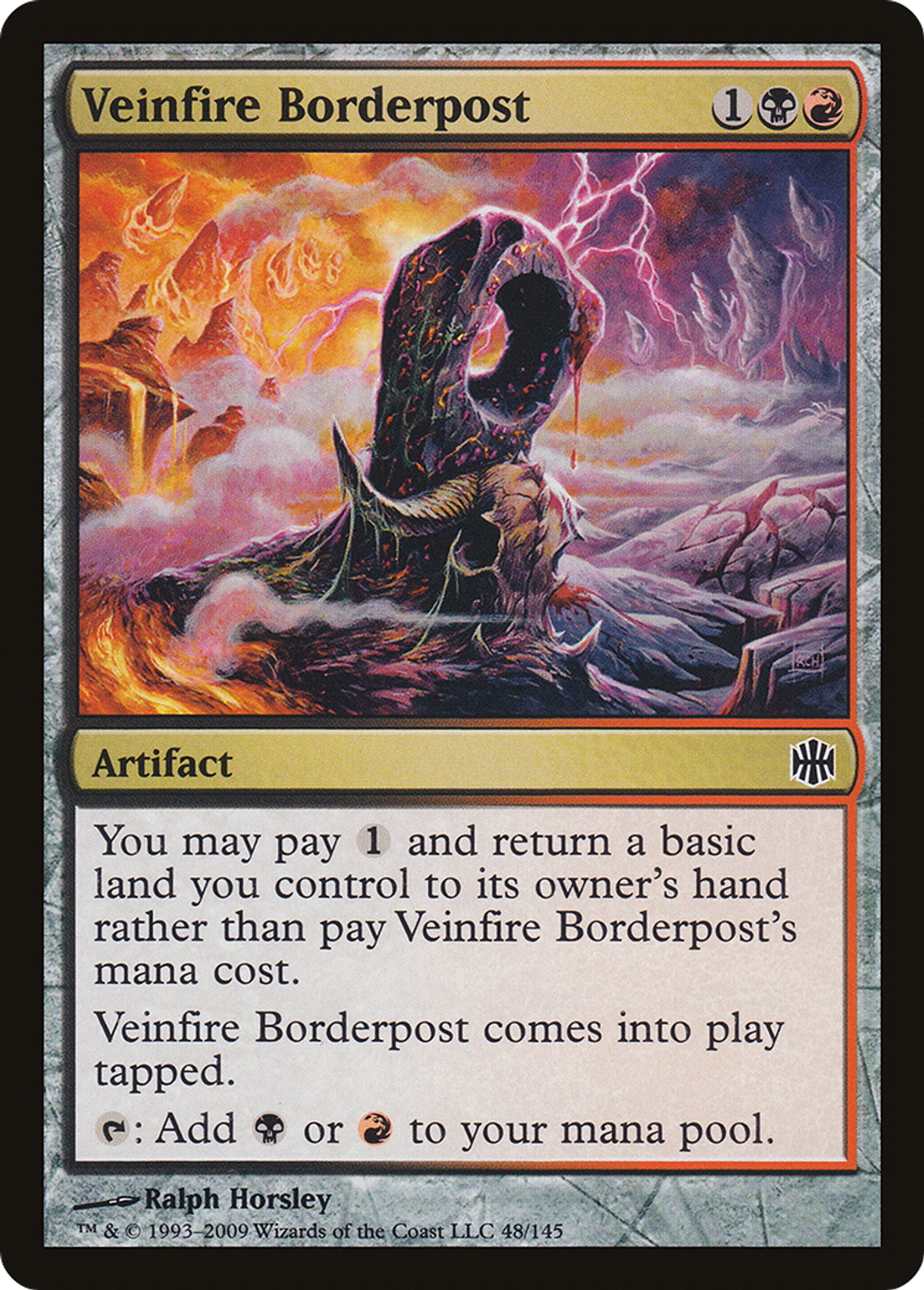 Veinfire Borderpost — Alara Reborn — Magic: The Gathering
