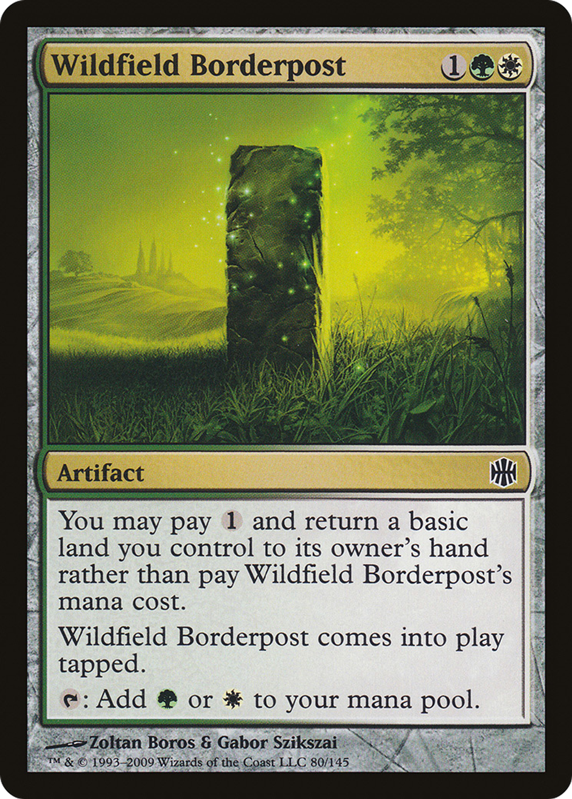 Wildfield Borderpost — Alara Reborn — Magic: The Gathering