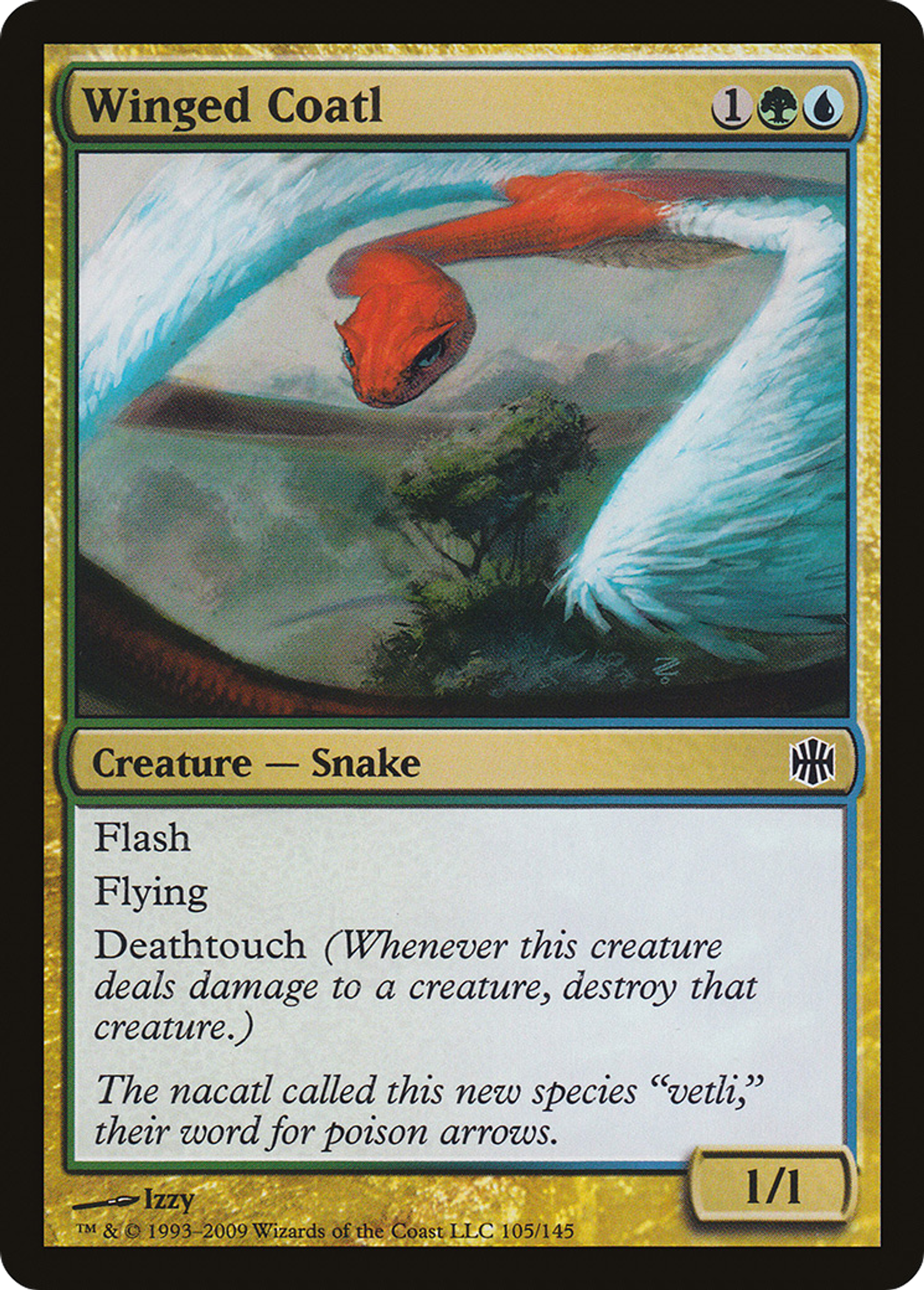 Winged Coatl — Alara Reborn — Magic: The Gathering