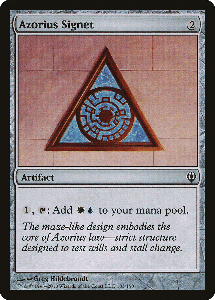 Azorius Signet — Archenemy — Magic: The Gathering