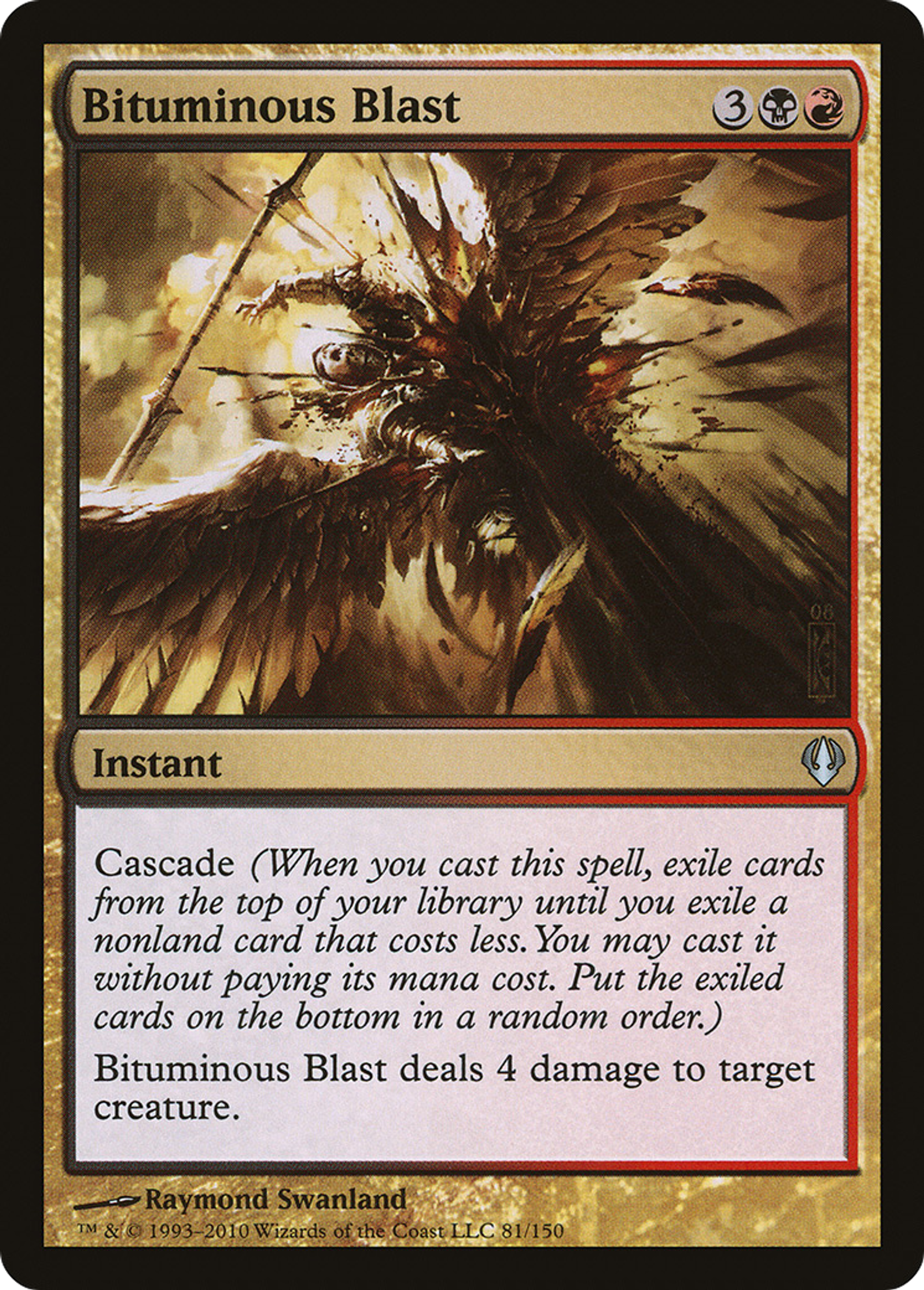 Bituminous Blast — Archenemy — Magic: The Gathering