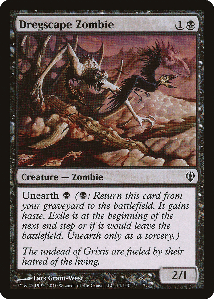 Dregscape Zombie — Archenemy — Magic: The Gathering