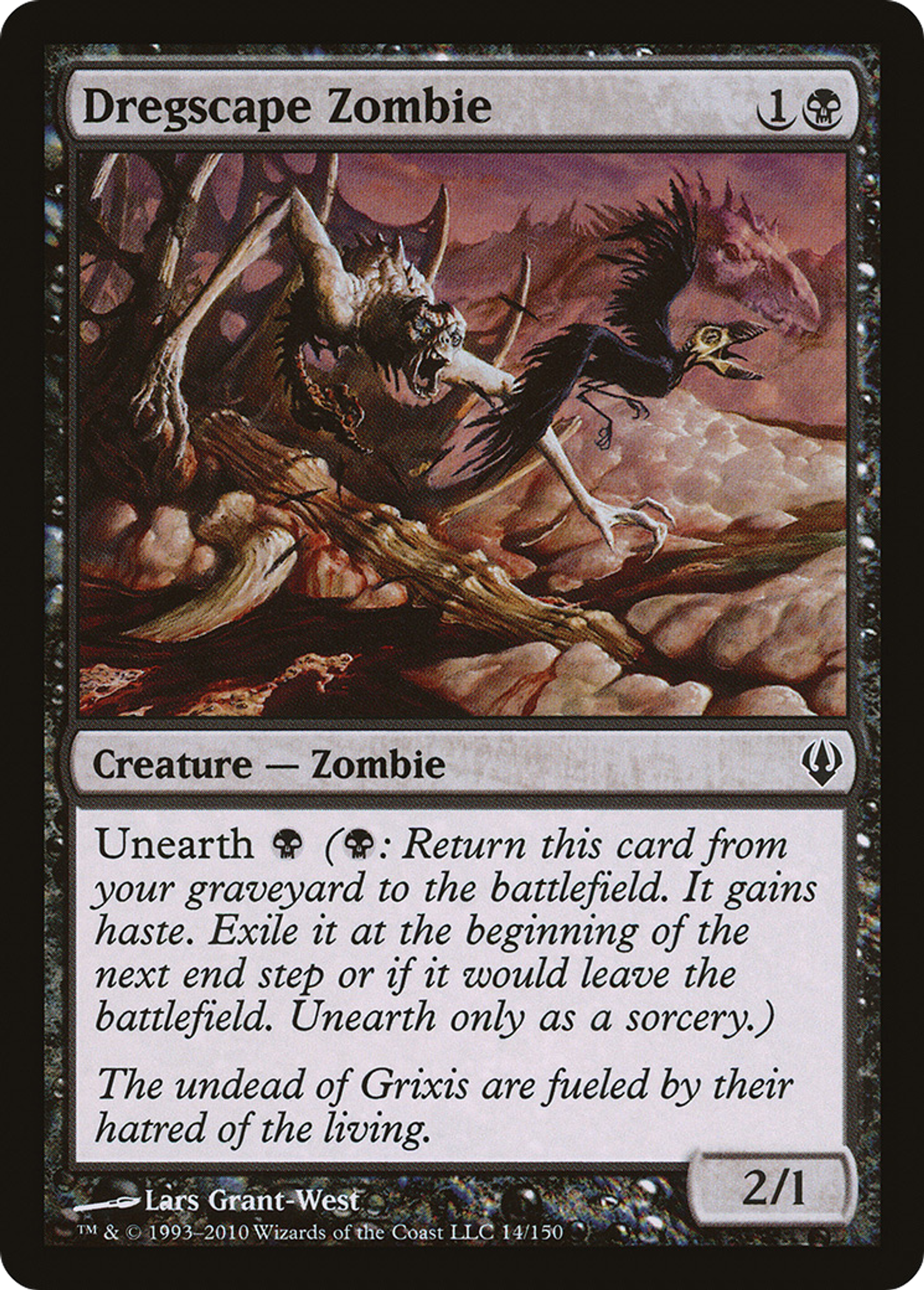 Dregscape Zombie — Archenemy — Magic: The Gathering