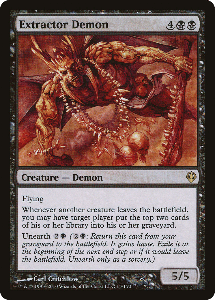 Extractor Demon — Archenemy — Magic: The Gathering