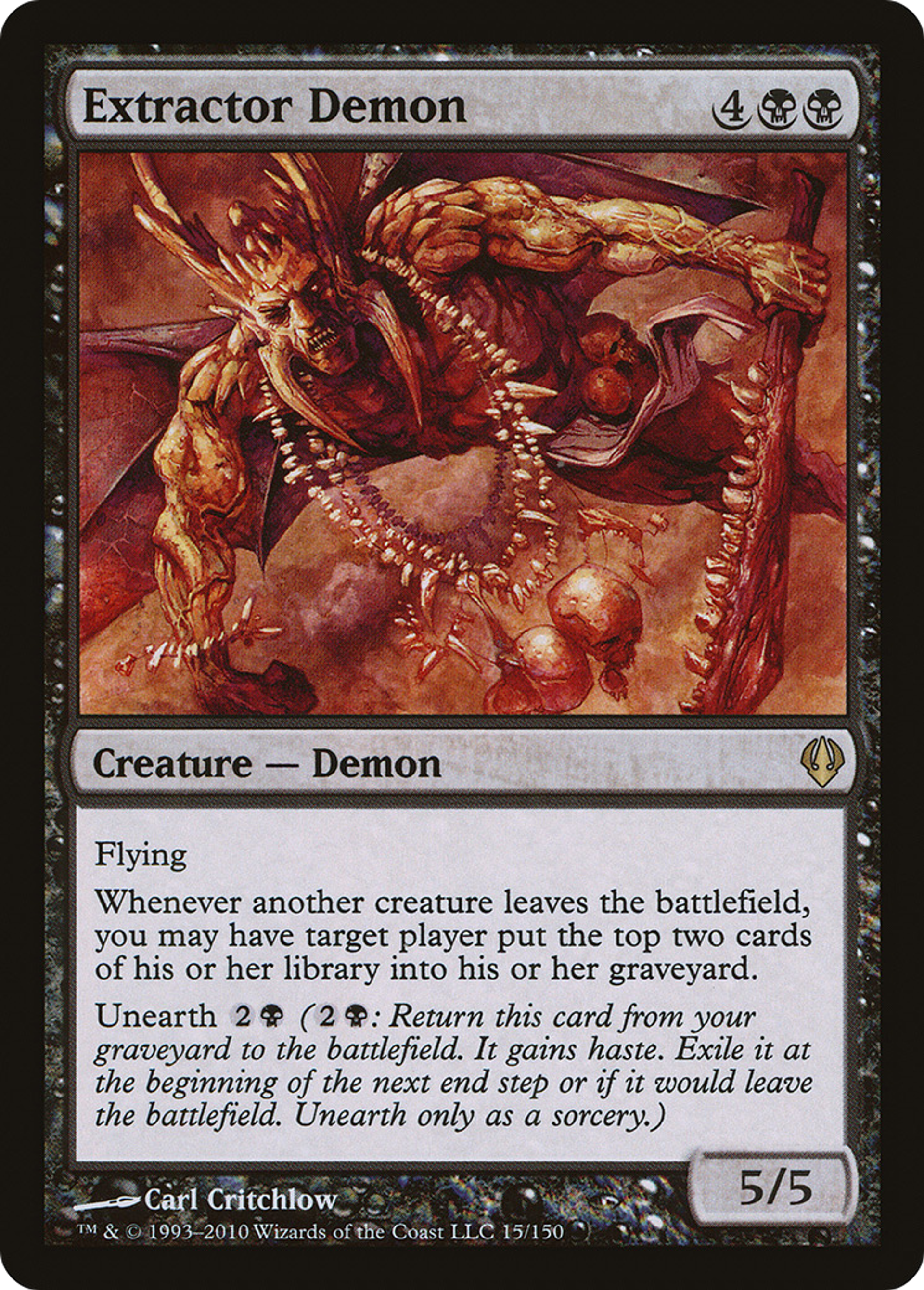 Extractor Demon — Archenemy — Magic: The Gathering