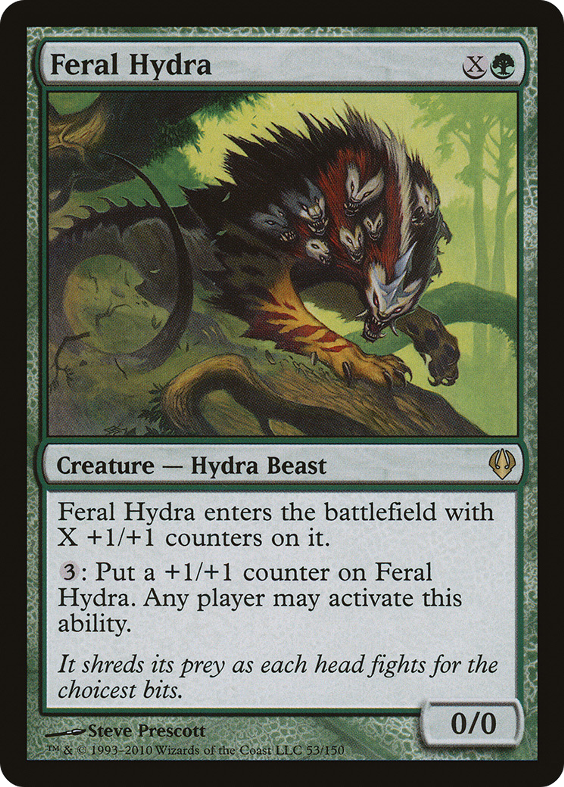 Feral Hydra — Archenemy — Magic: The Gathering